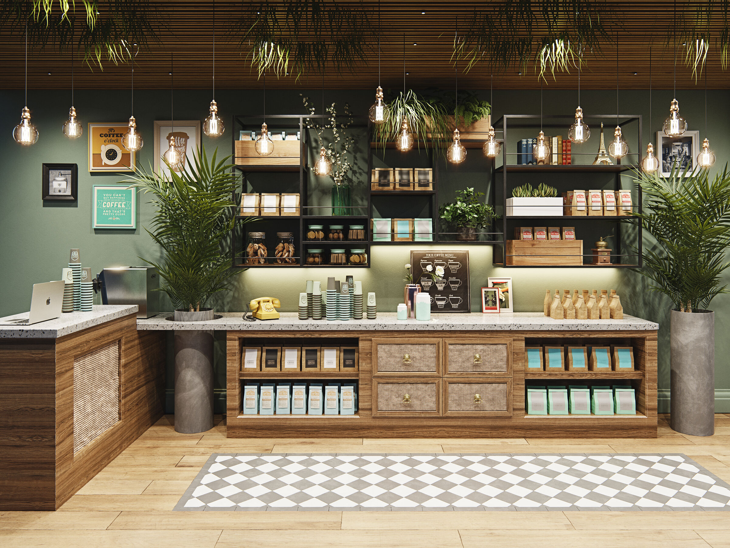 Interior Perspective - Shop