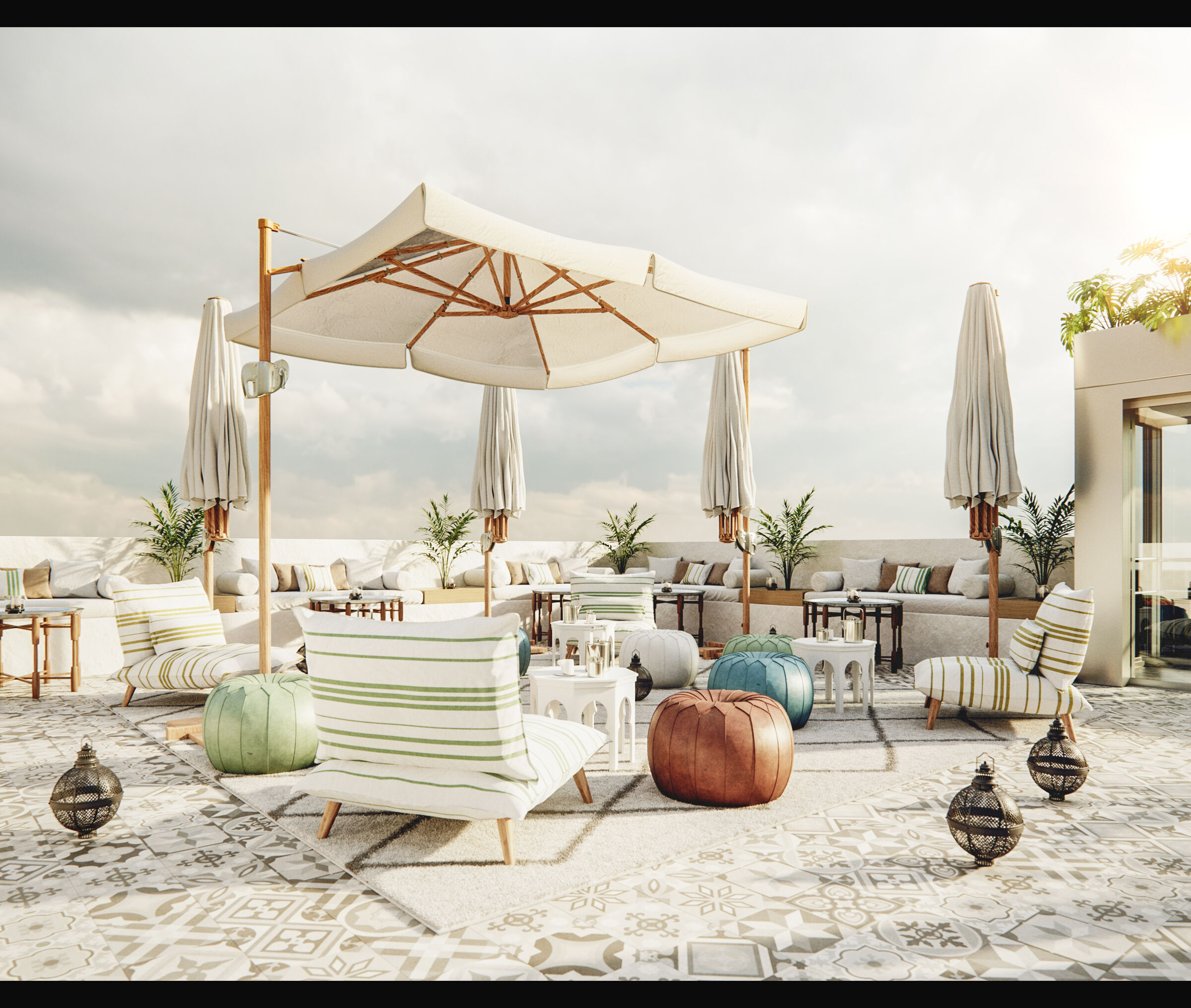 Interior Perspective - Rooftop