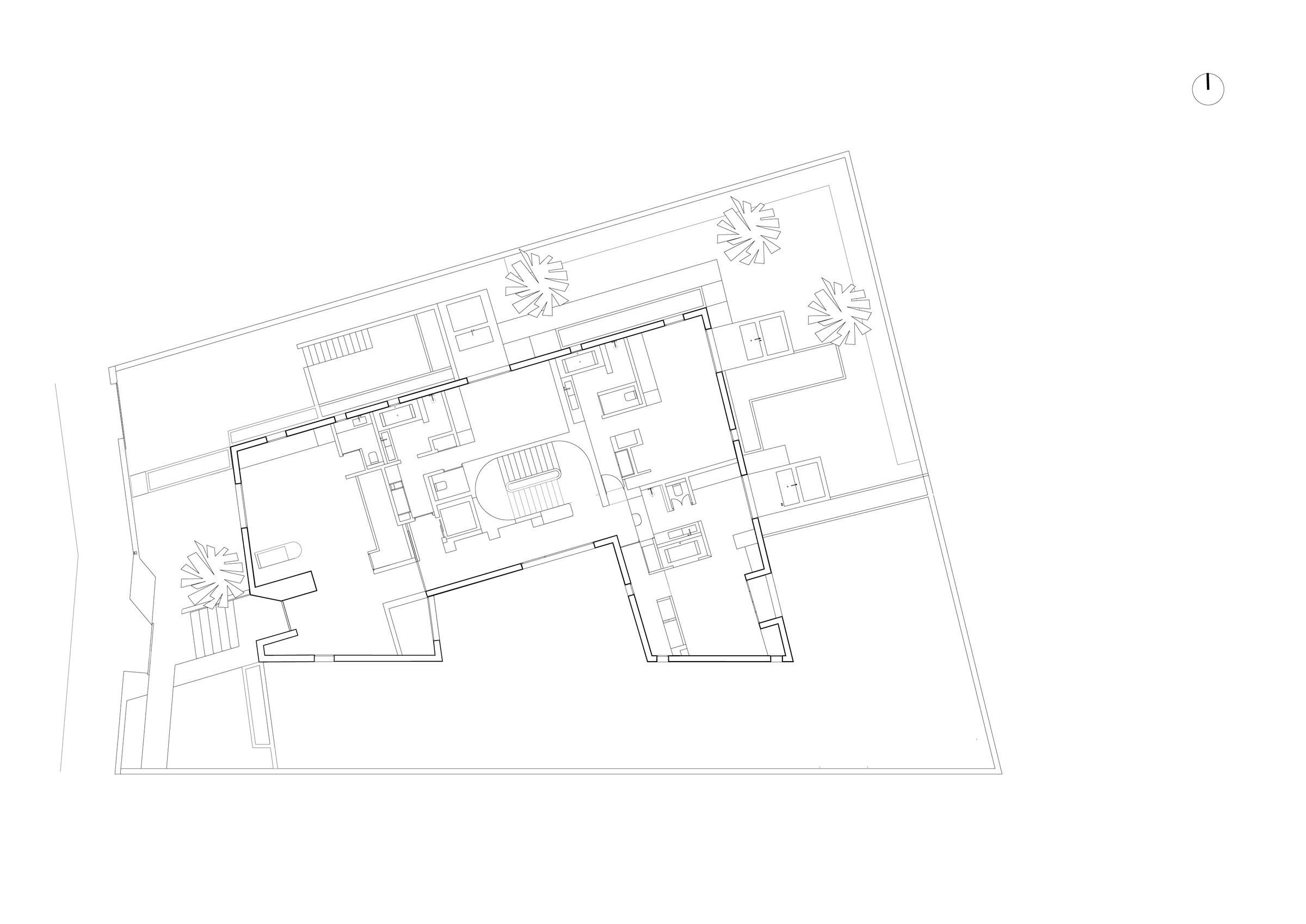 Ground floor: Reception area and small shop, bathroom, 3 Garden rooms, which each have their own private garden and outdoor bath.