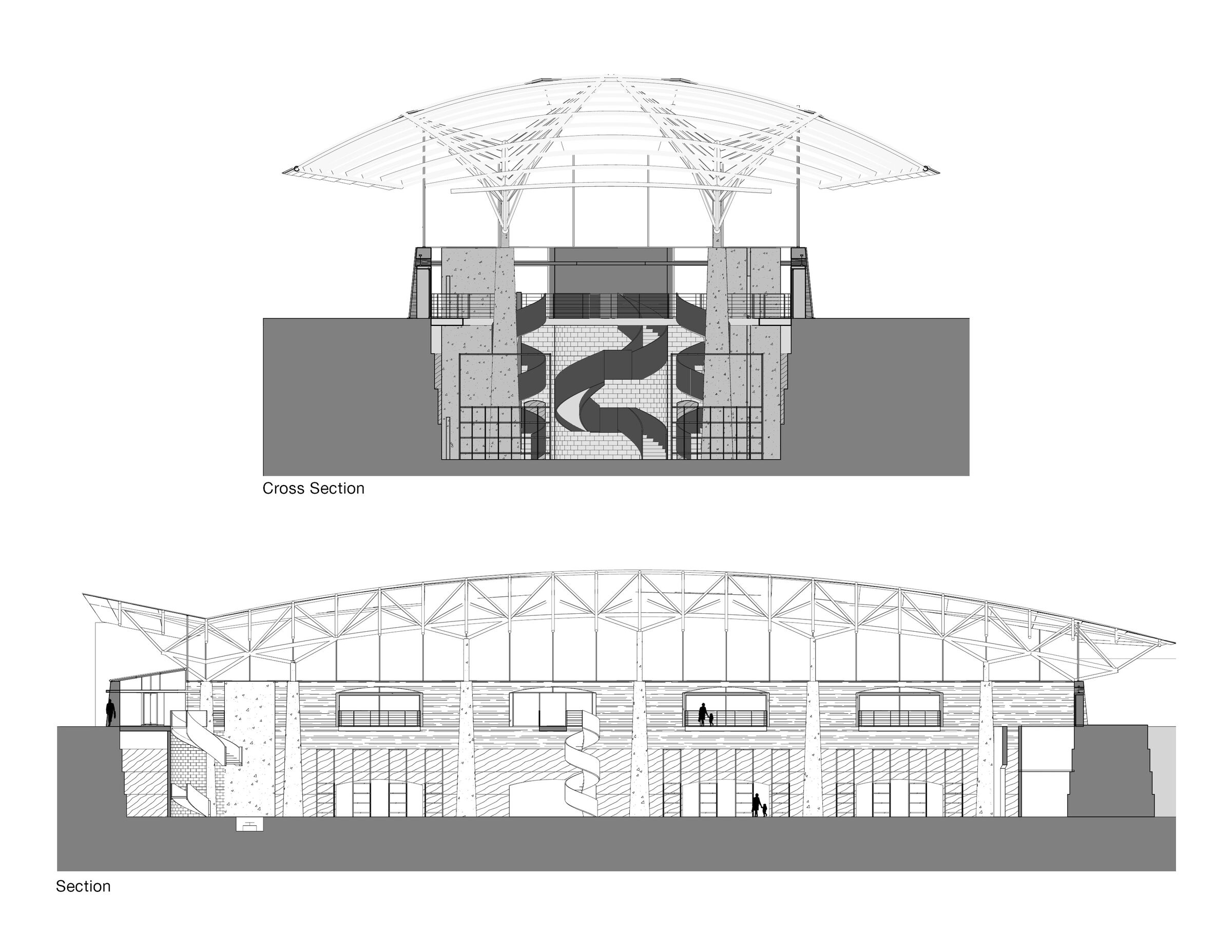 Dry Dock Greenhouse Sections