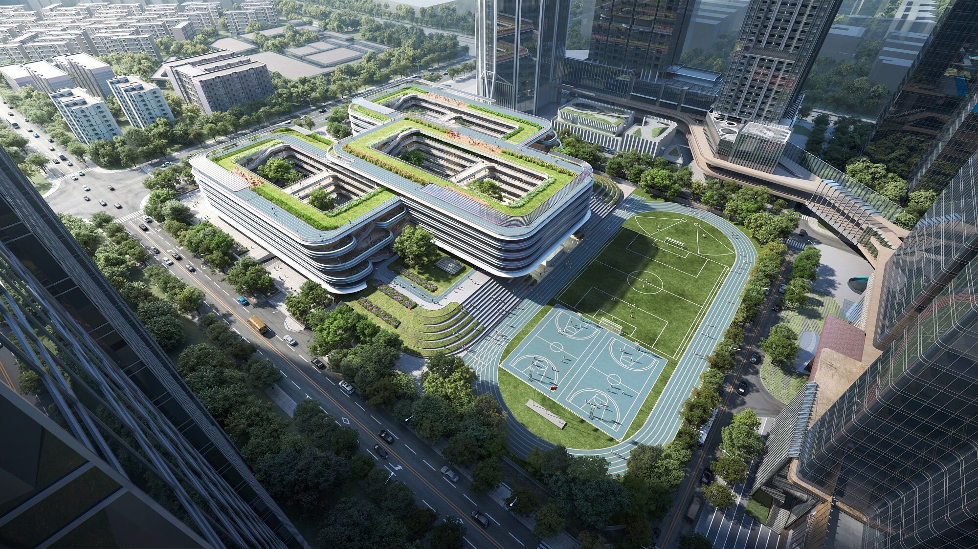 Shenzhen Futian Hongling Mangrove School | Aedas | Archello