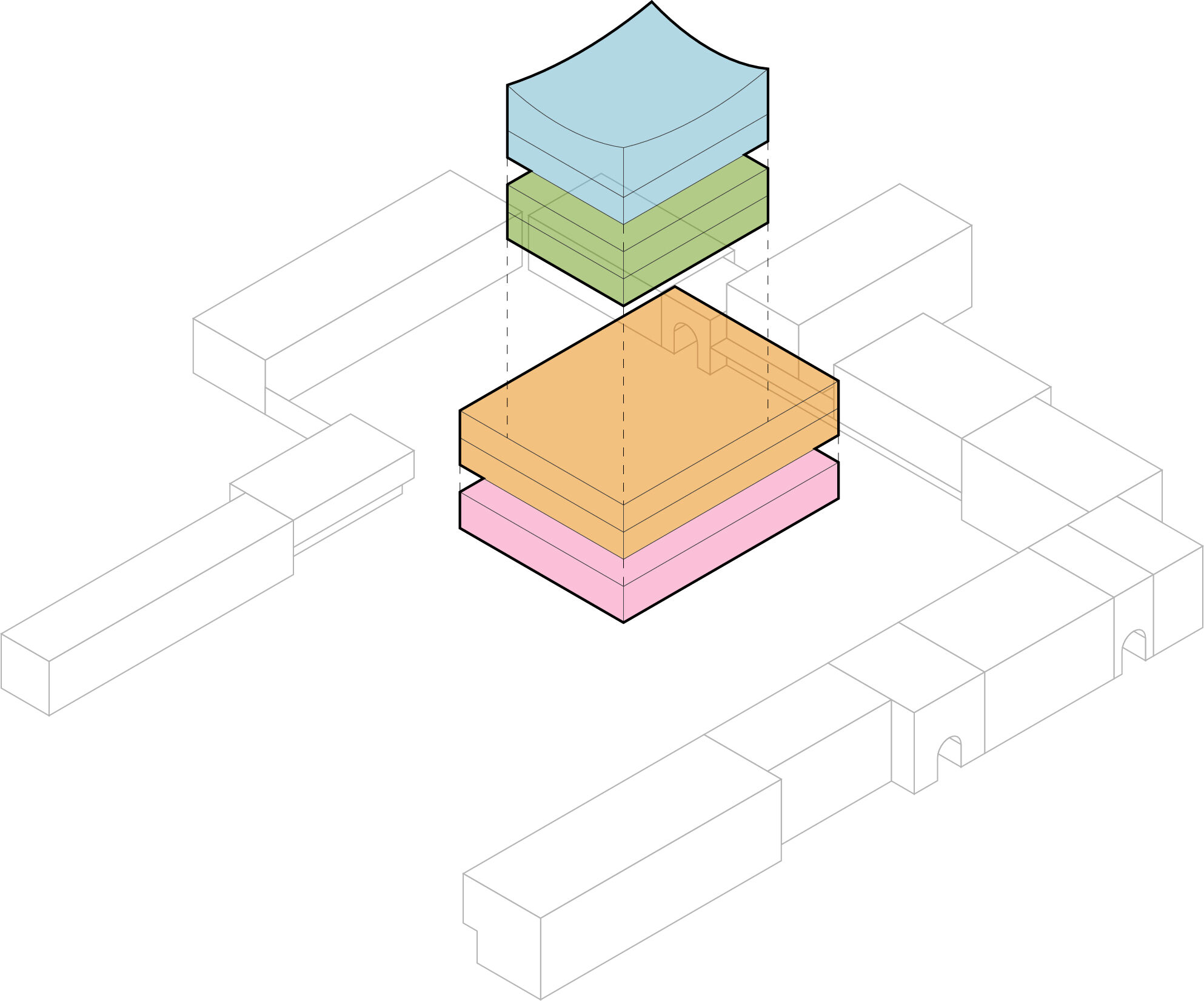 Different typology every two floors