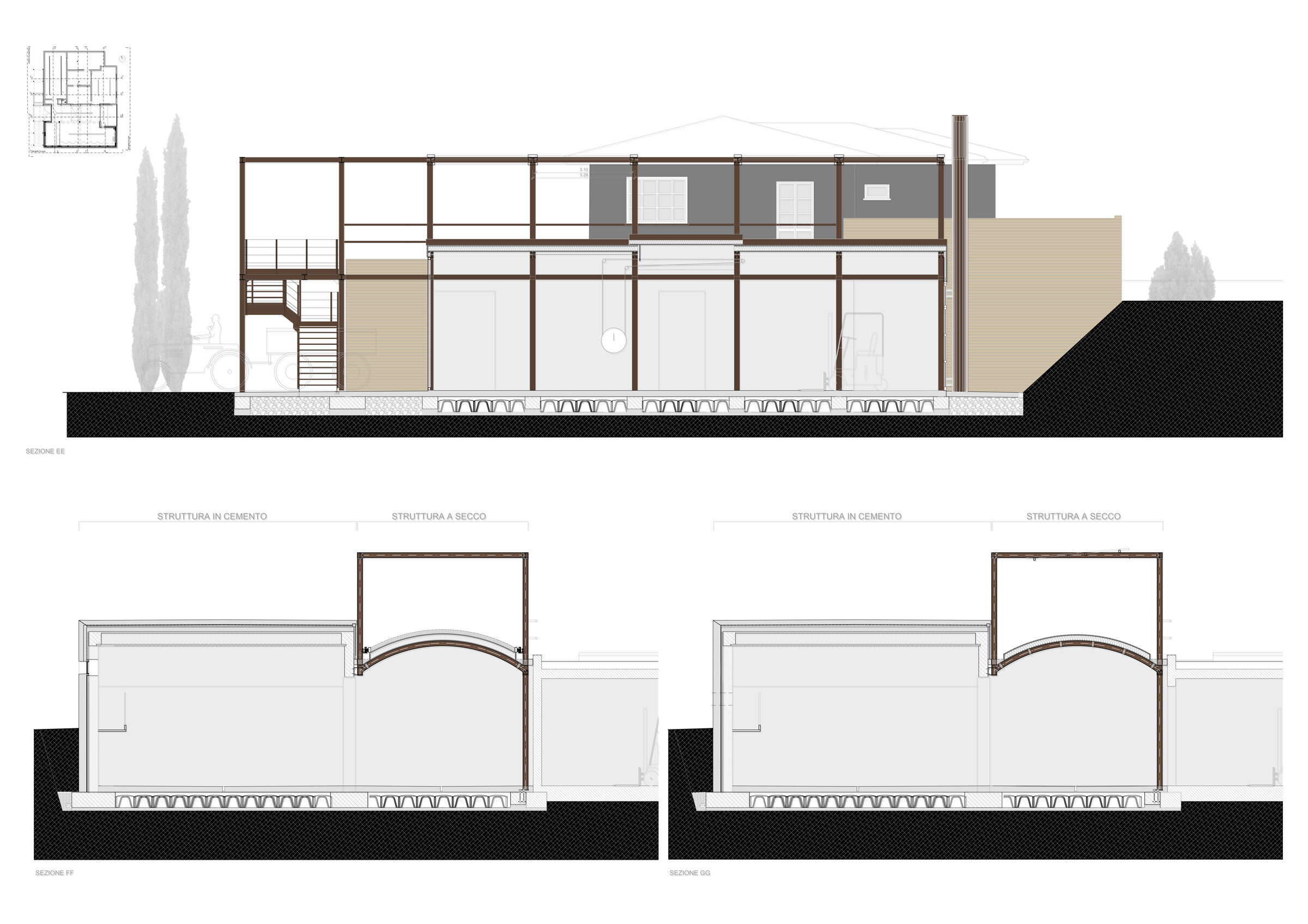 Sections E, F and G