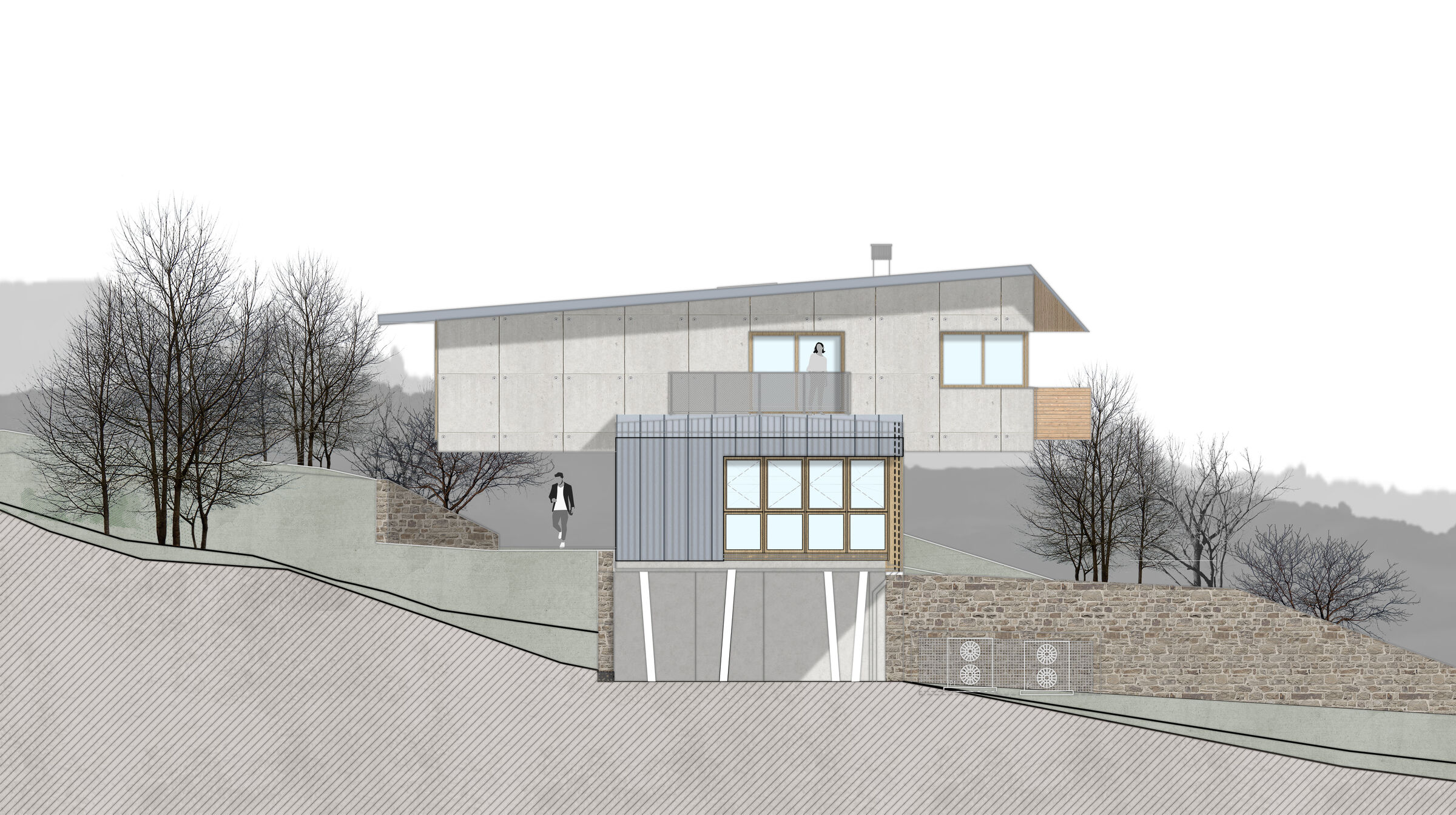West elevation