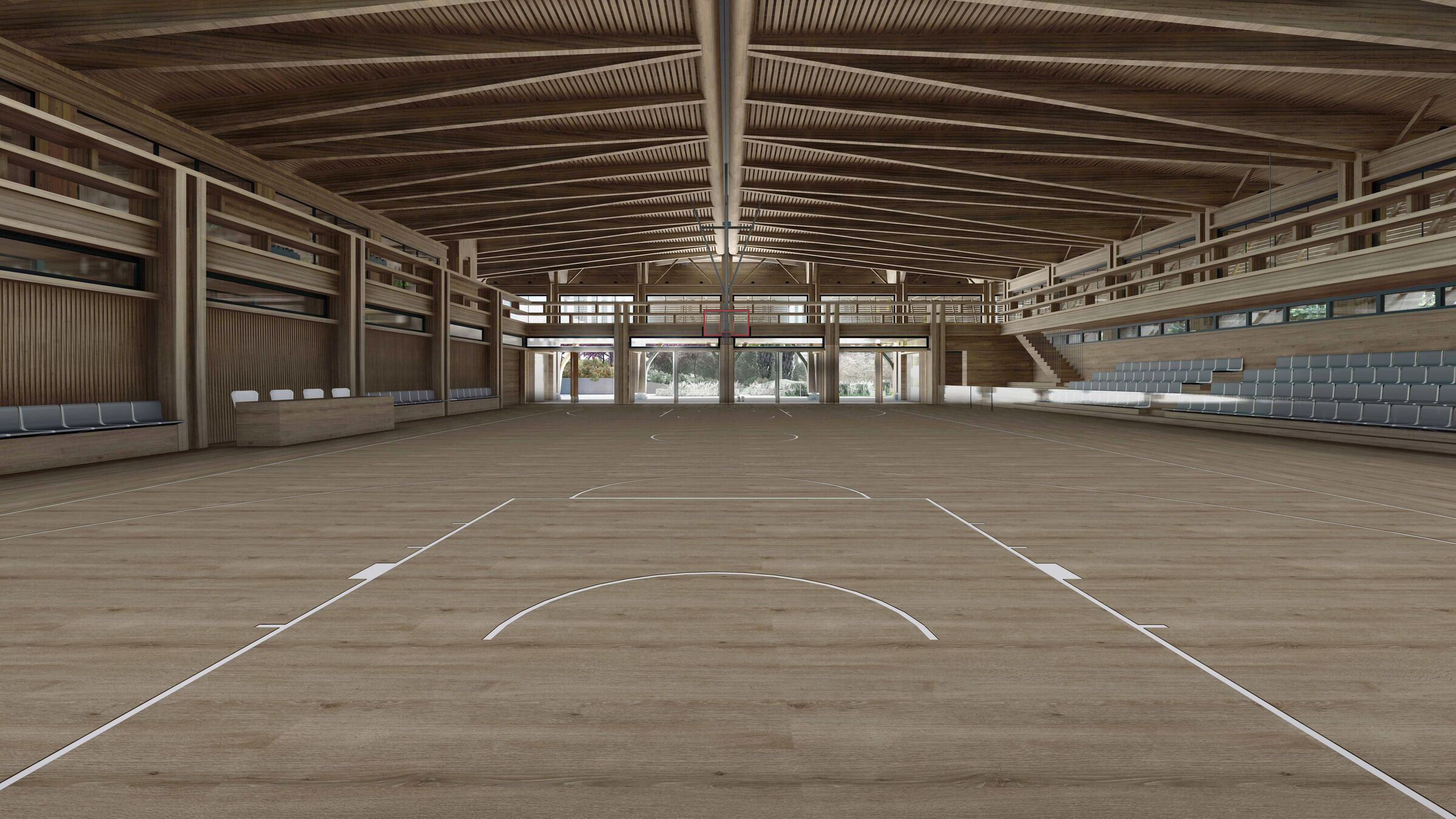 Interior Basetball Court