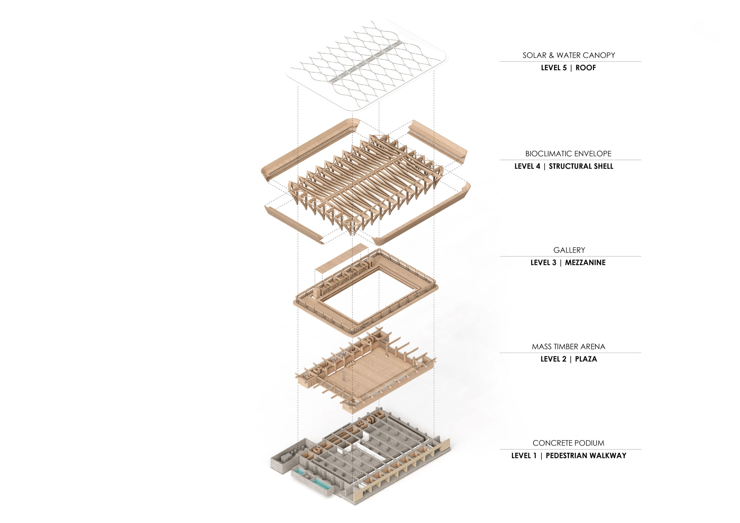 Constructive Axonometric Diagram