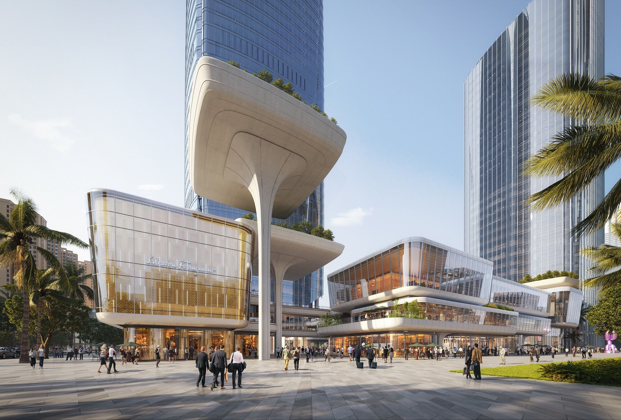Haikou Guoxing Avenue Retail Street | Aedas | Archello
