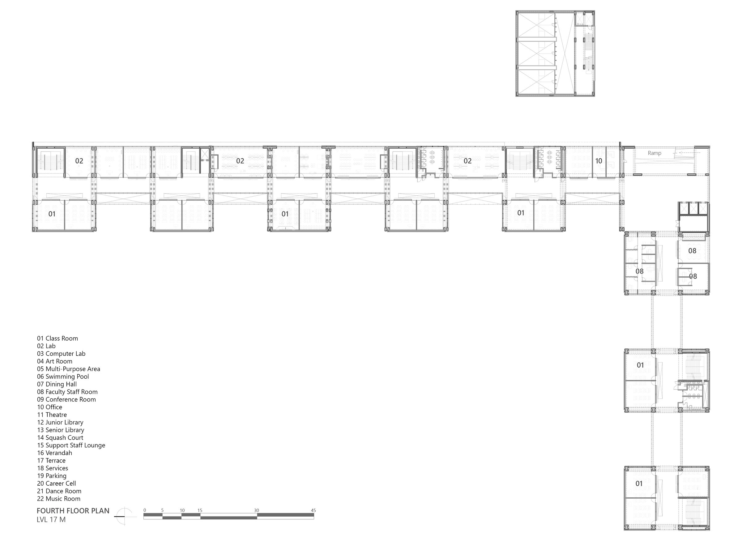 Fourth Floor Plan