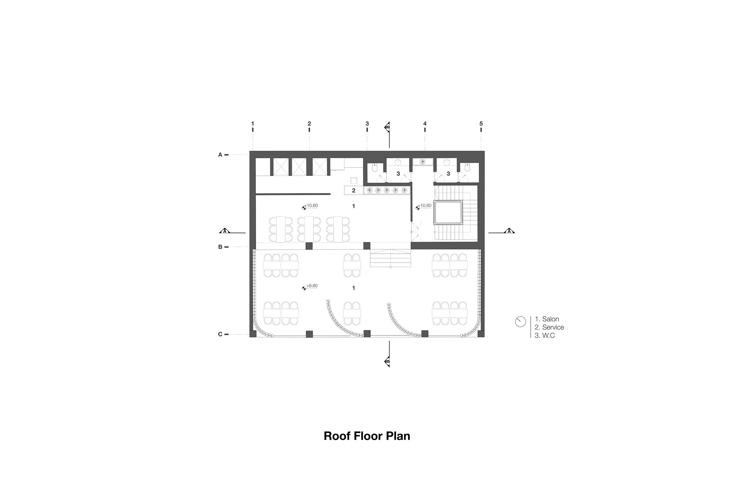 Tetra Food Hall _ Roof Floor Plan