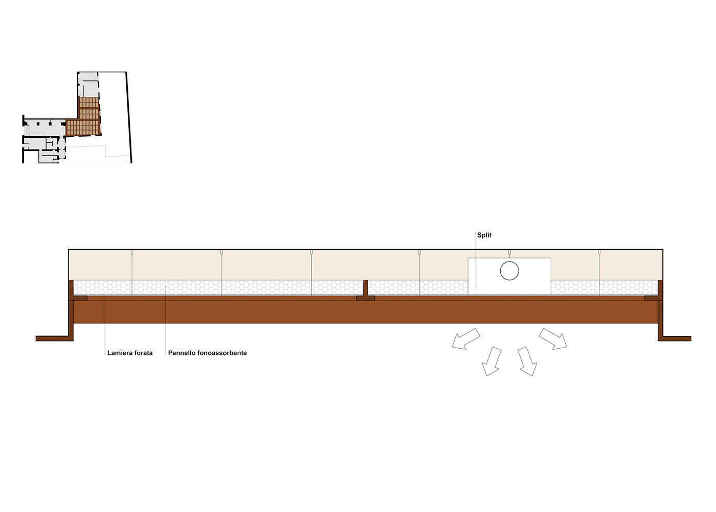 restaurant detail section drawing