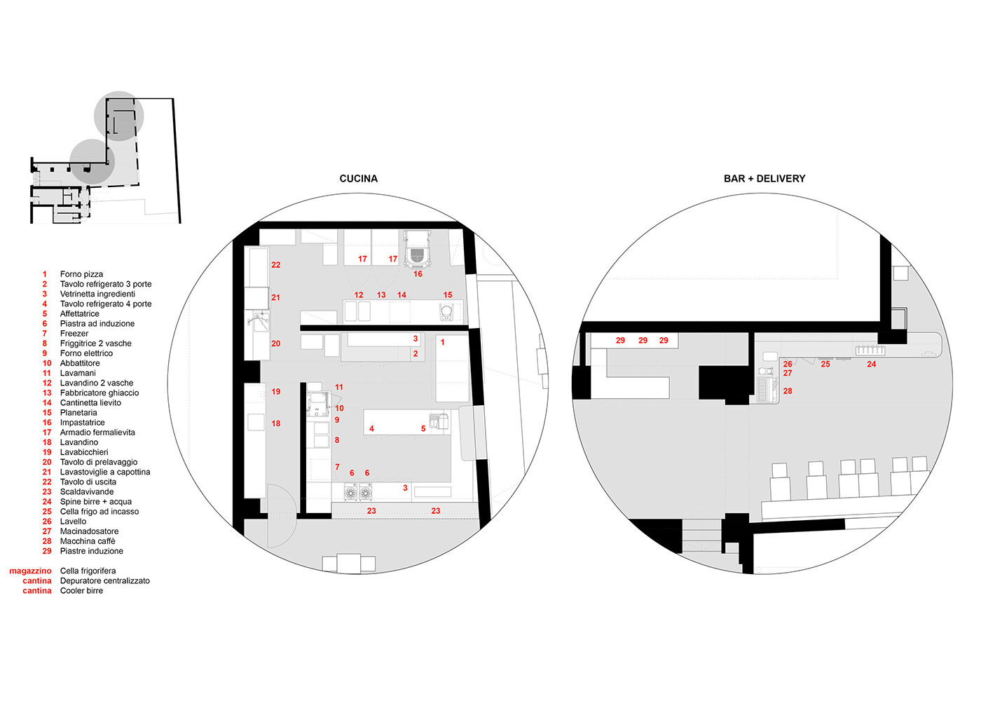 restaurant kitchen architecture plan