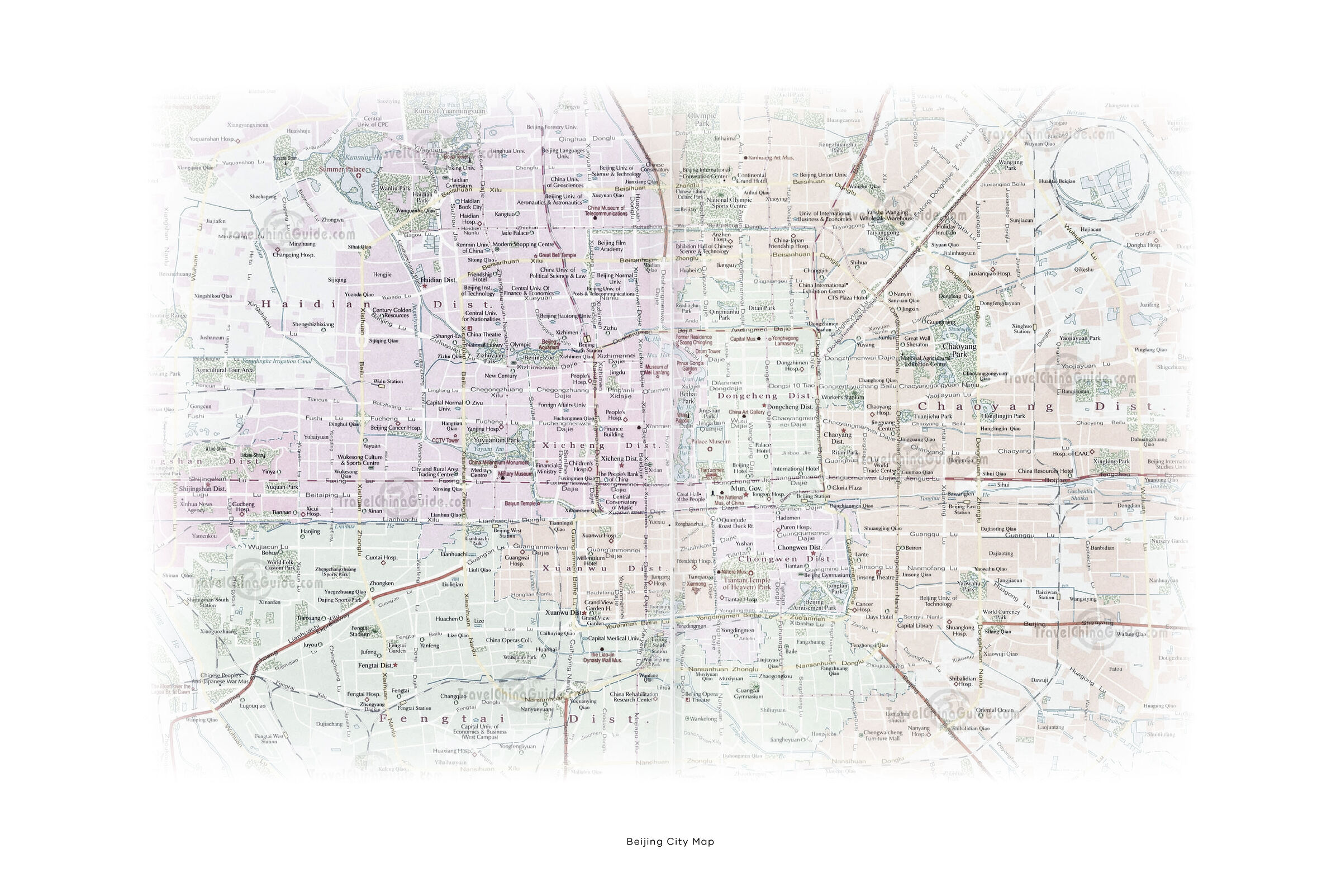 Beijing City Map