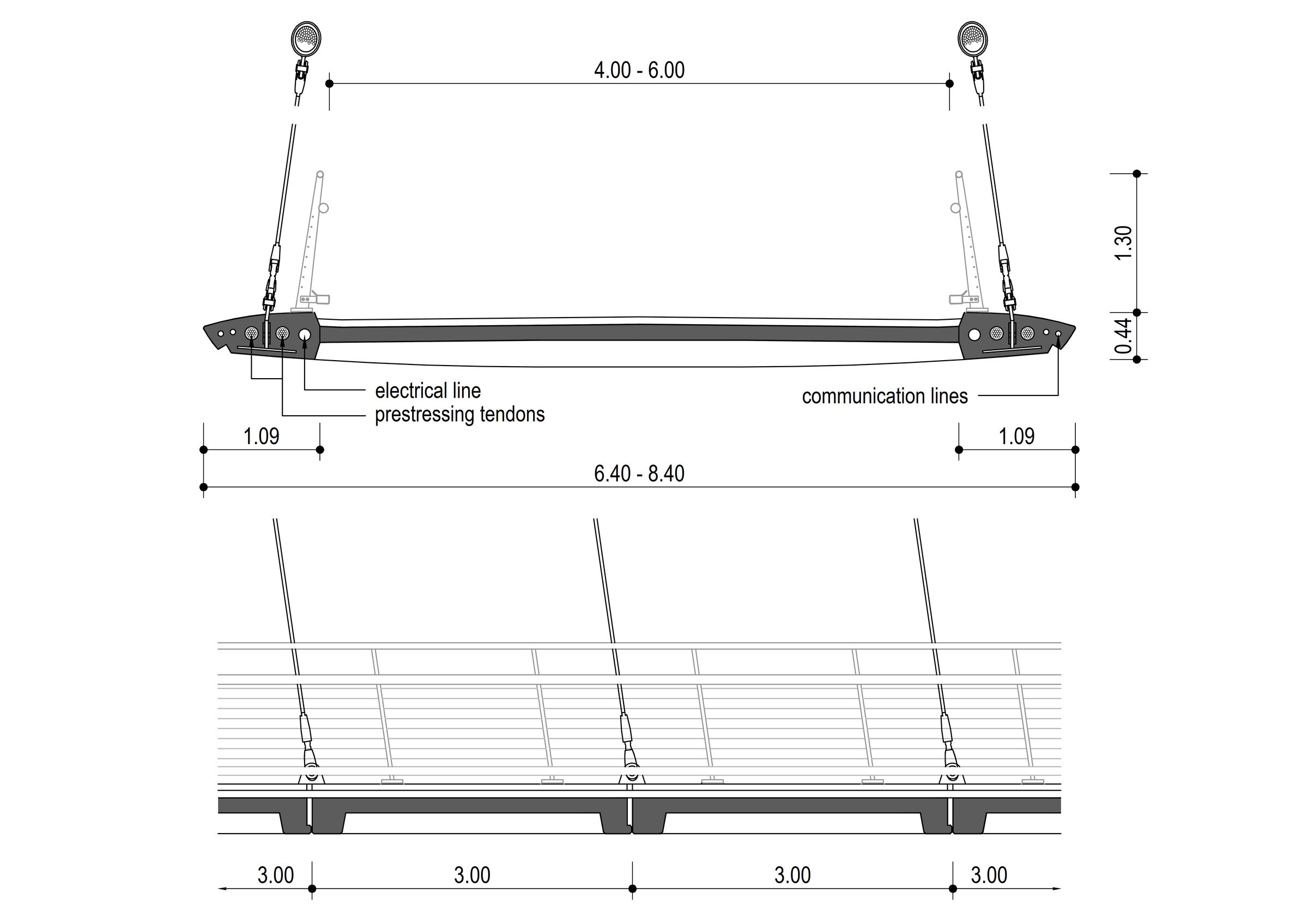 Cross Section and Partial Elevation