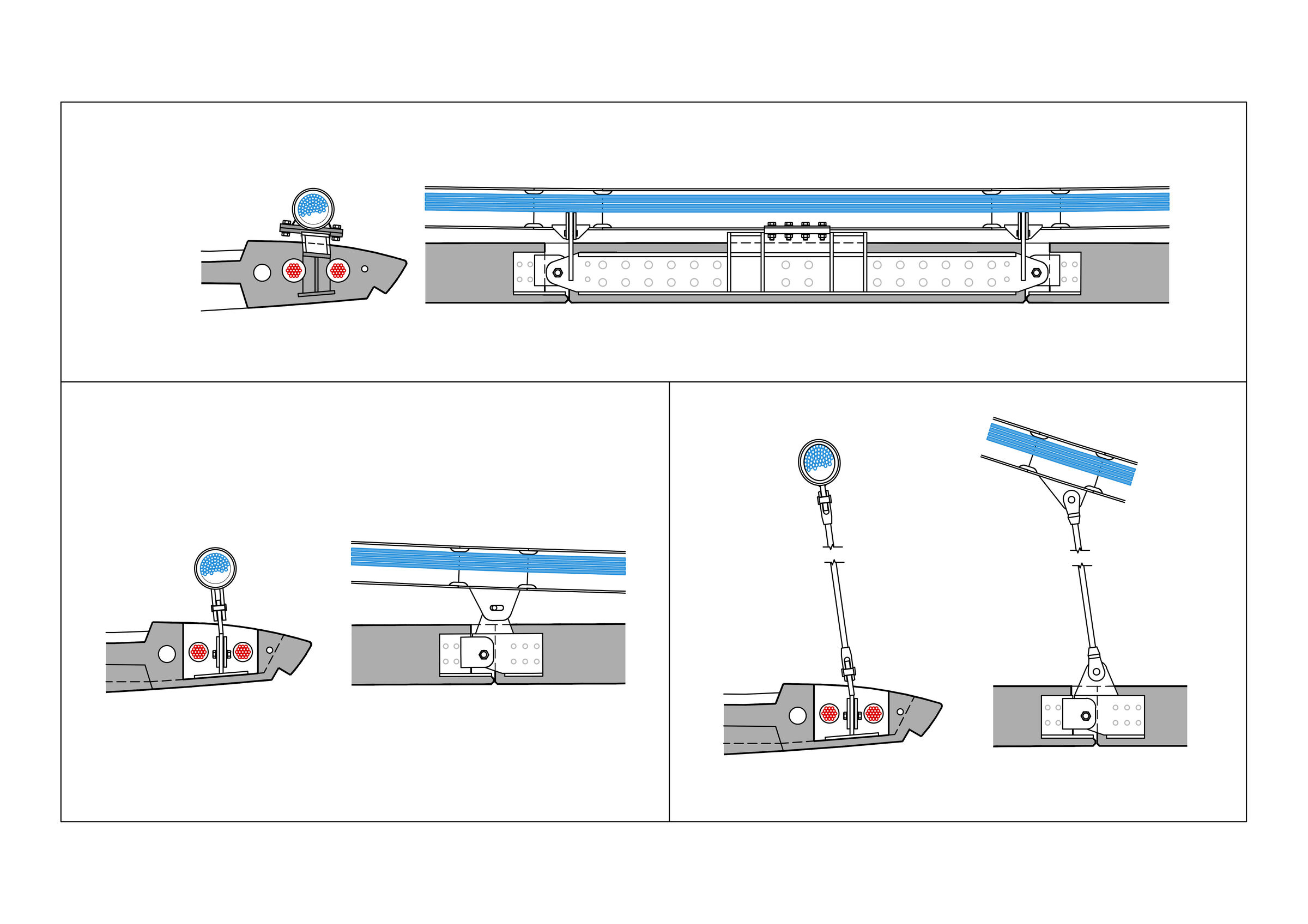 Deck and Suspension Cable