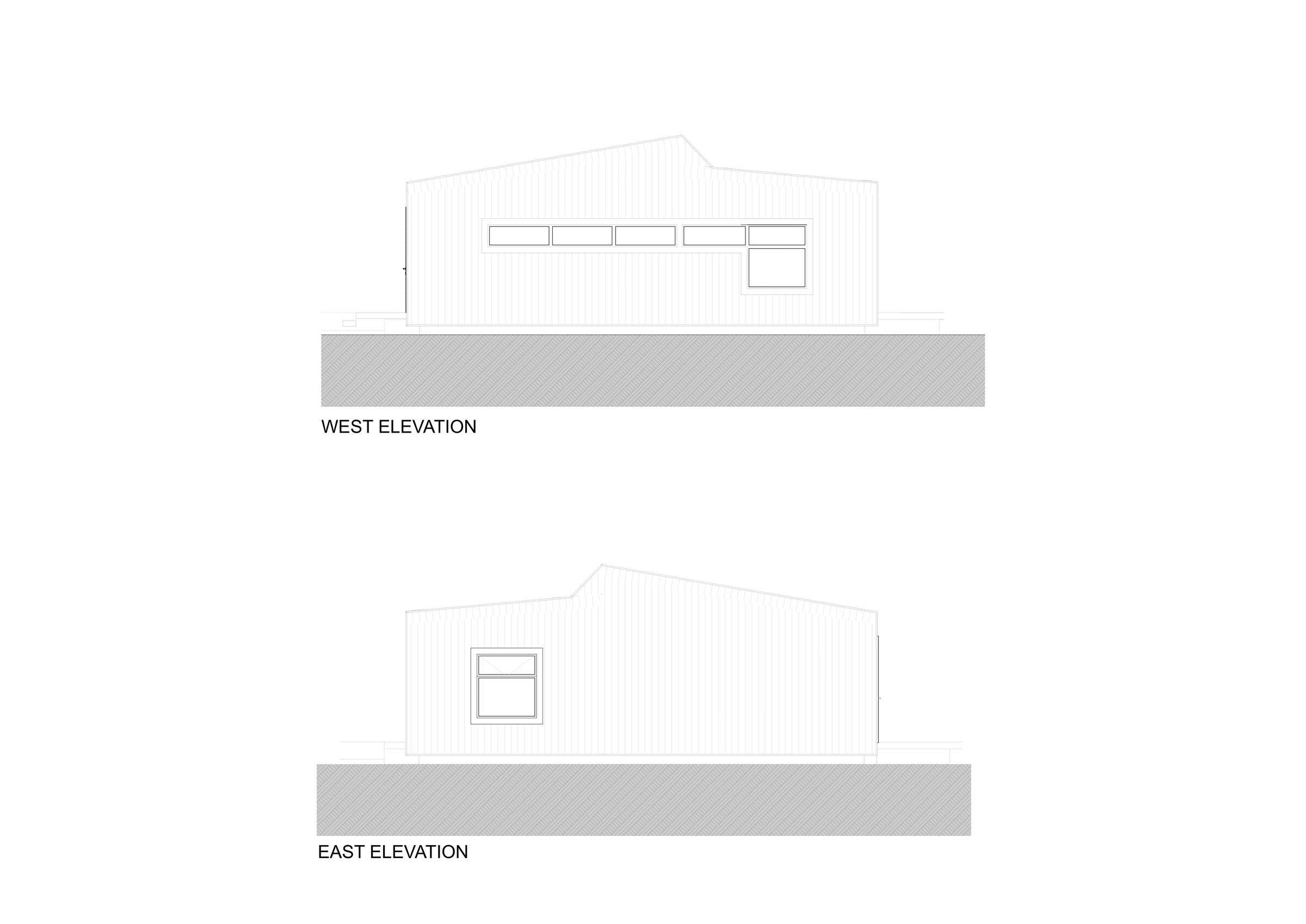 East and West Elevation
