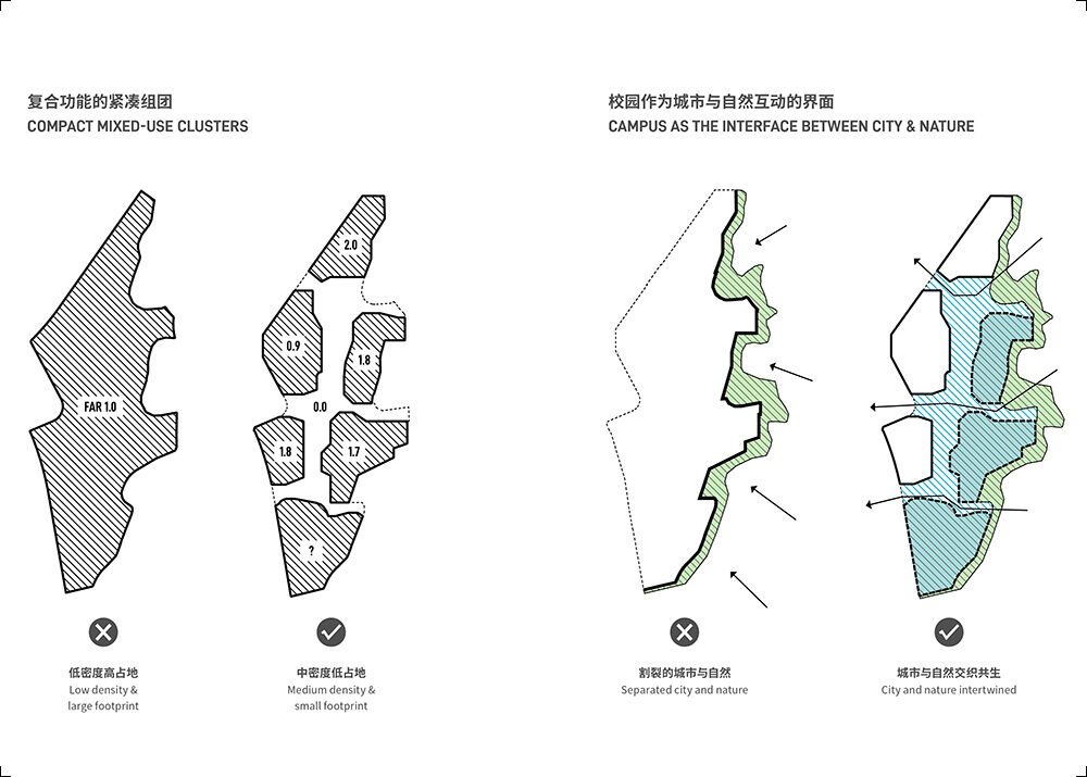 planning strategy: a campus of clusters