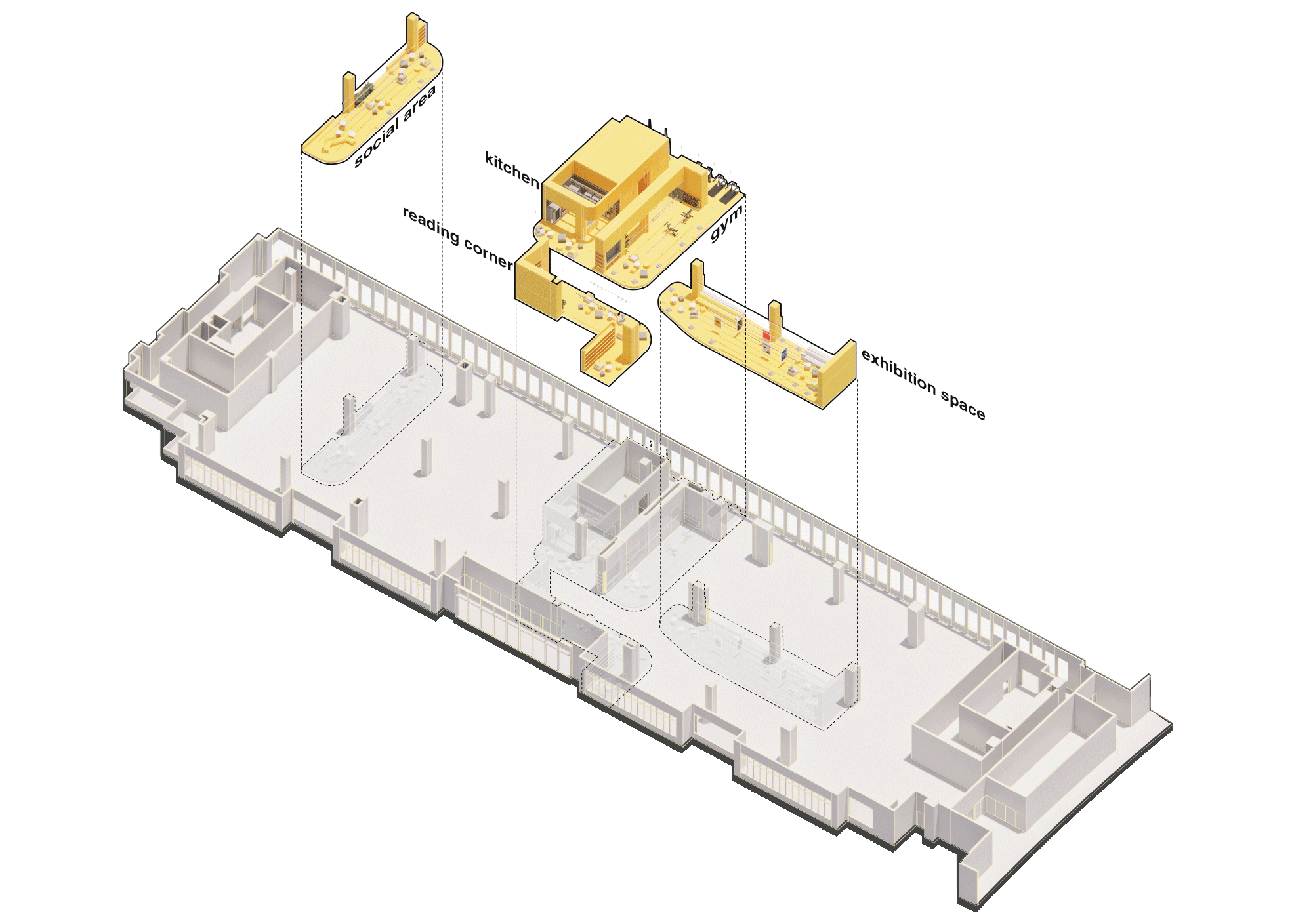 F4 studio functional layout