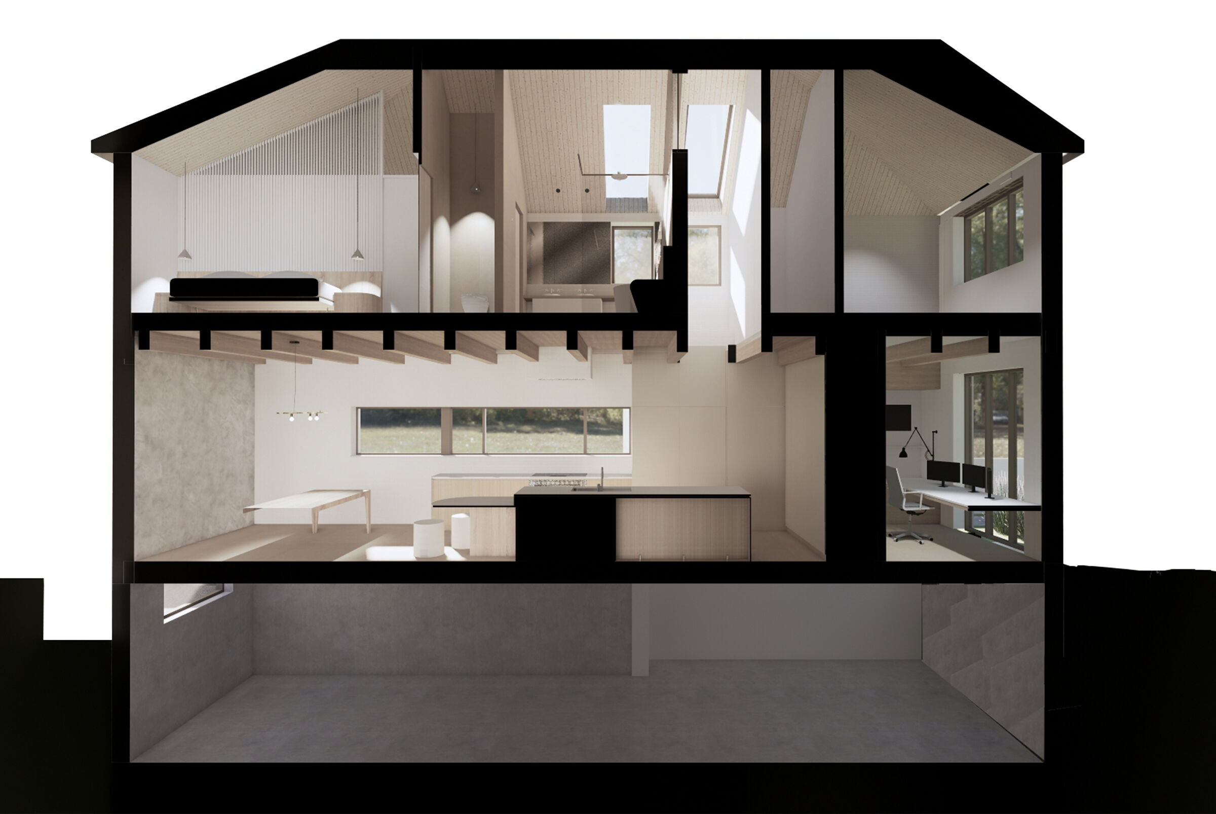 Section 3D render