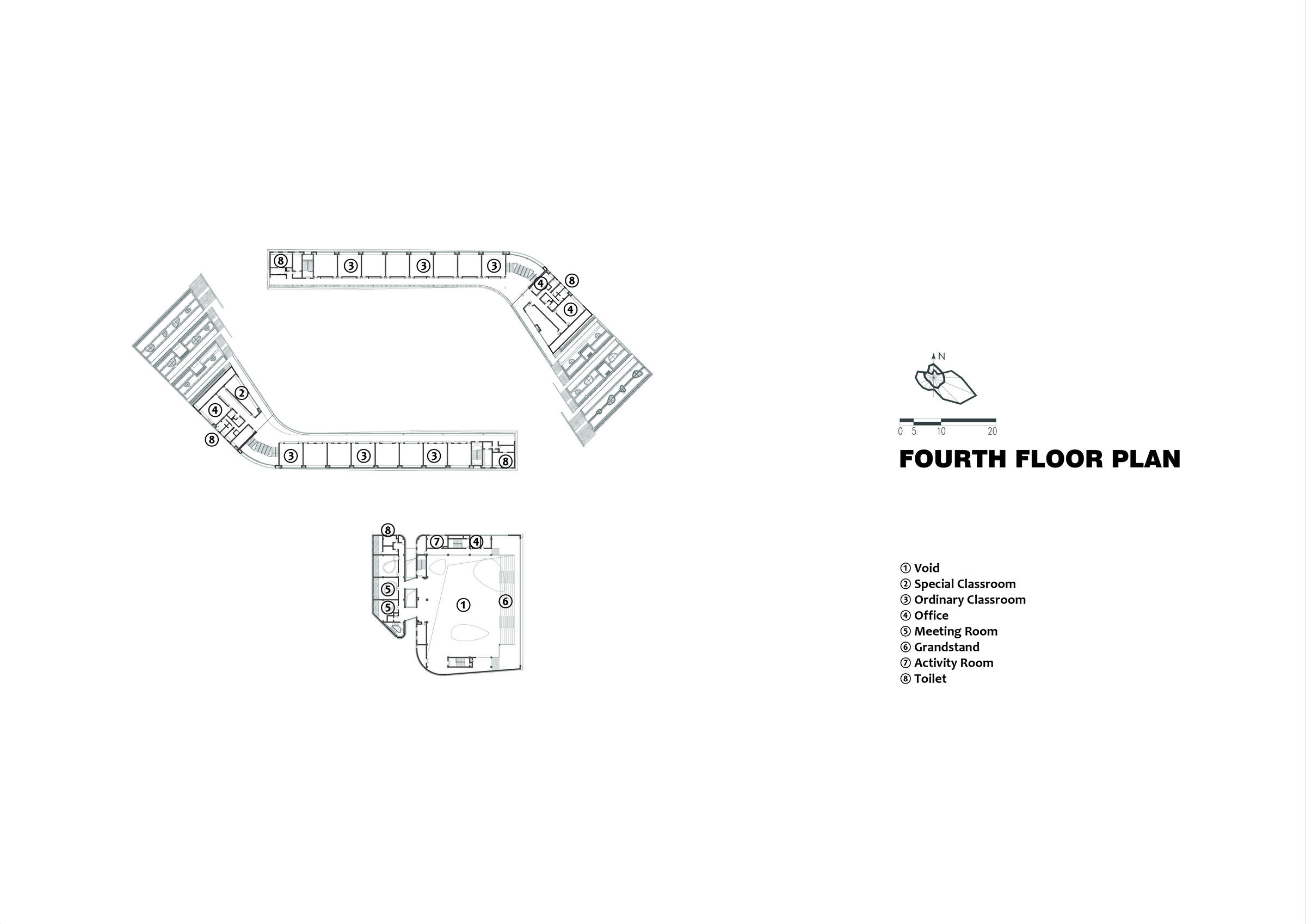 Fourth floor plan
