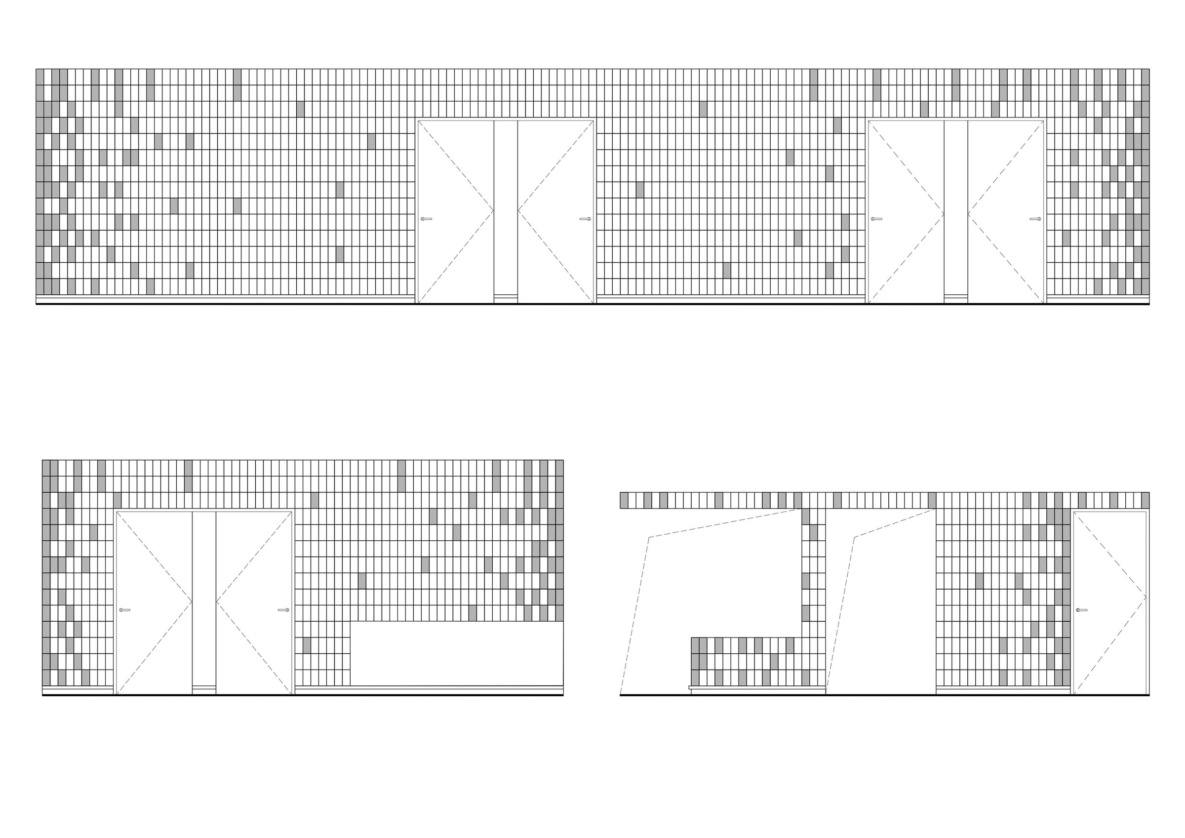 Glass Brick Tiling Diagram
