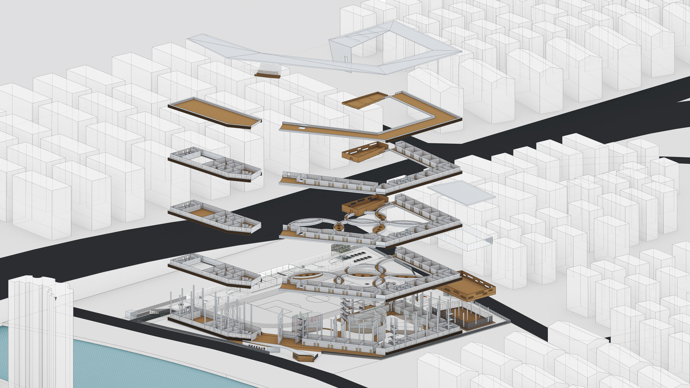 Axonometric exploded view