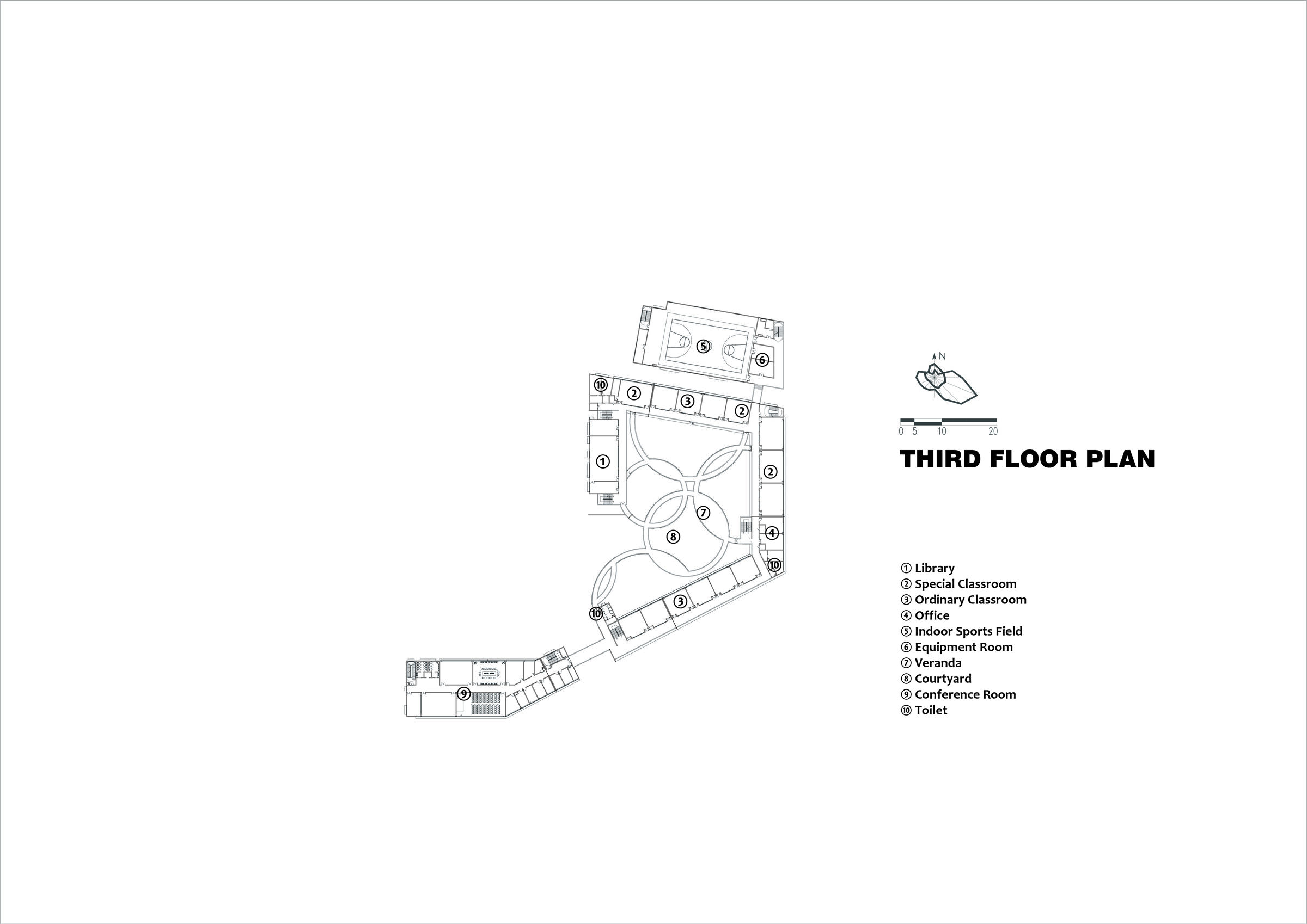 Third floor plan