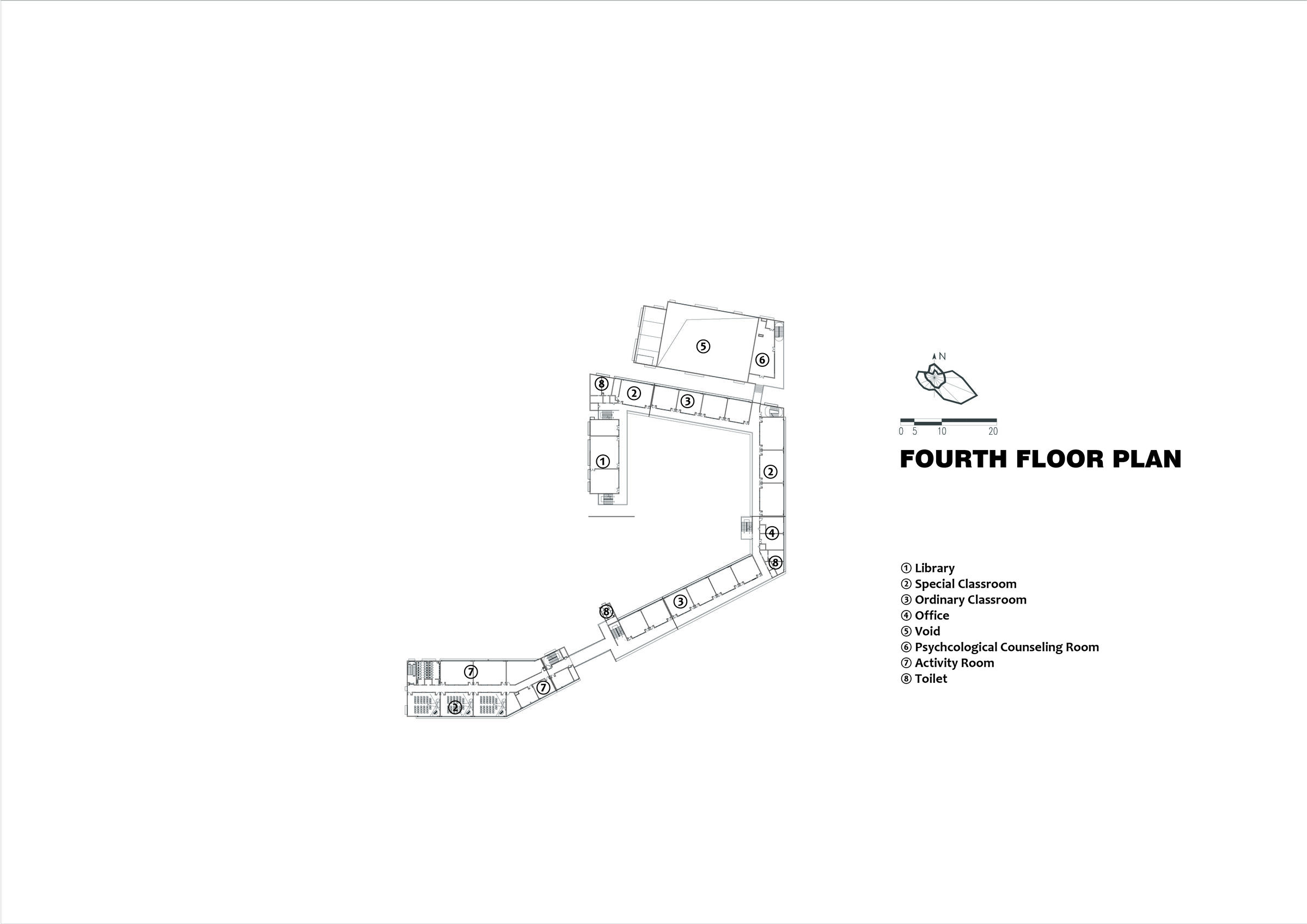 Fourth floor plan