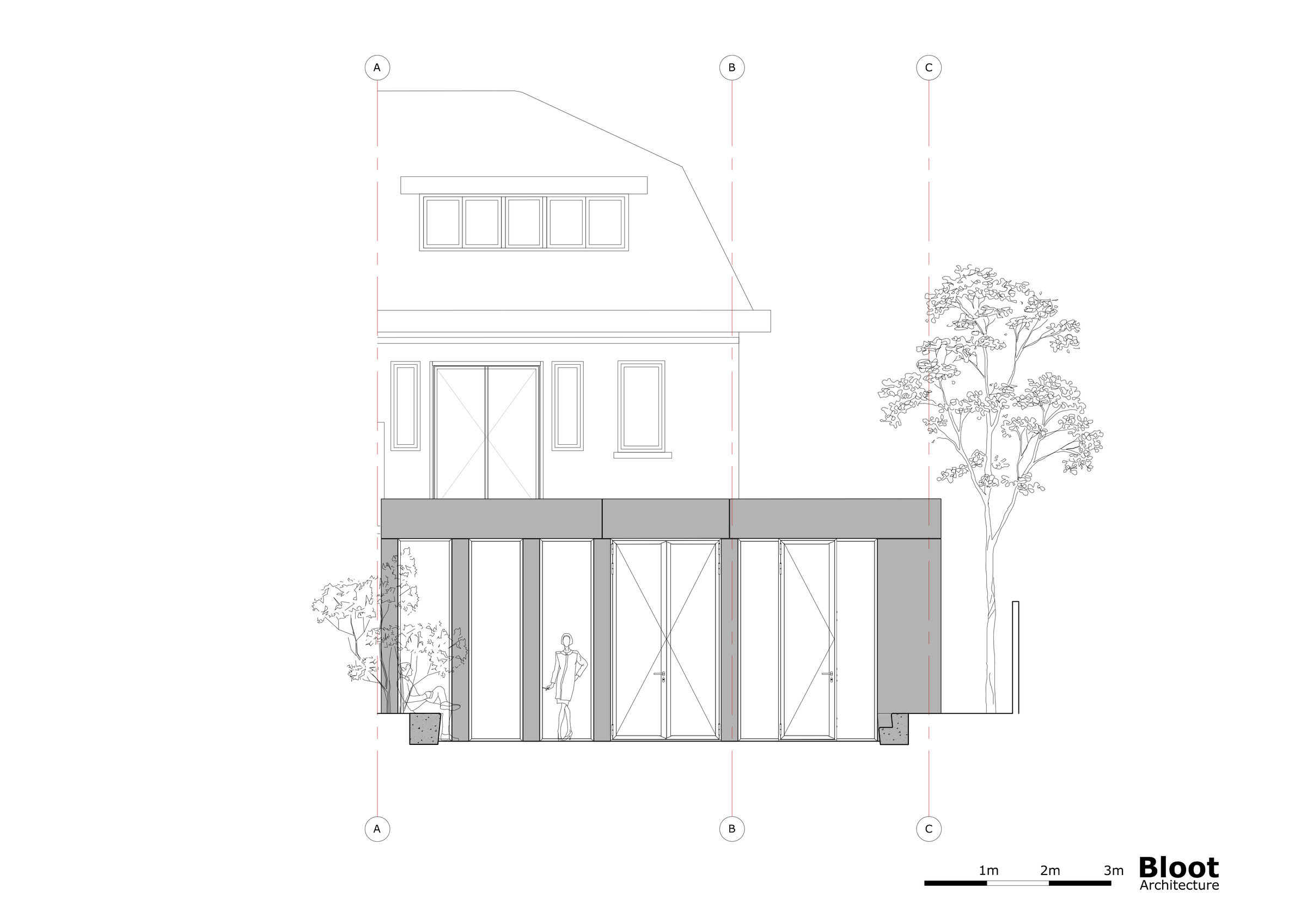 Elevation backside