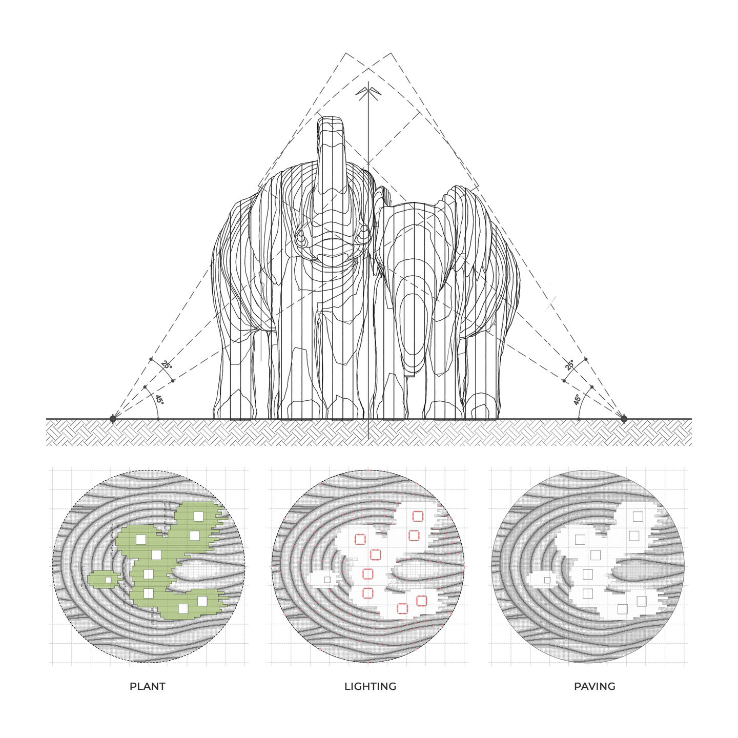 Structuring in deferent level