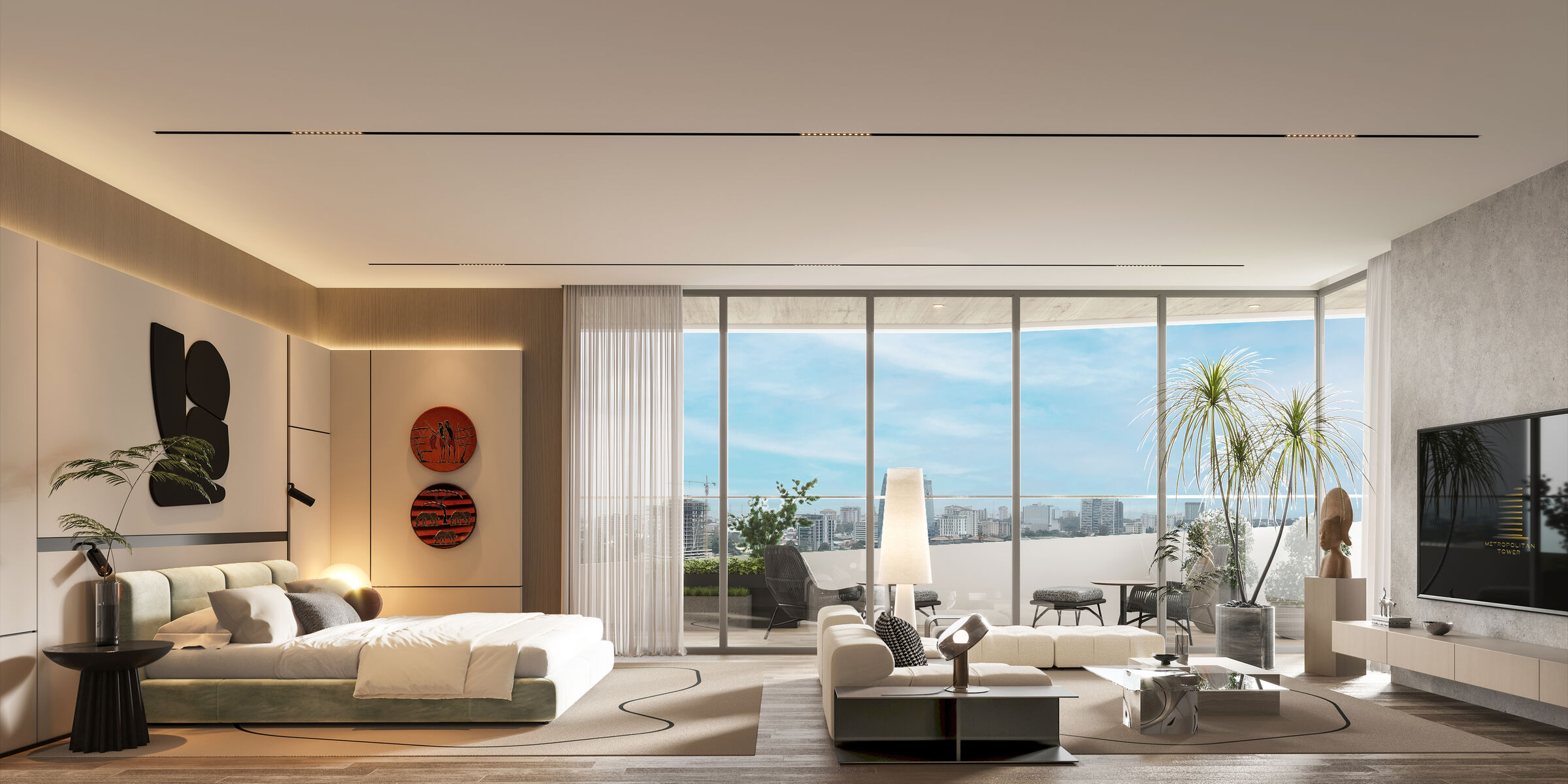 Metropolitan Towers - interiors