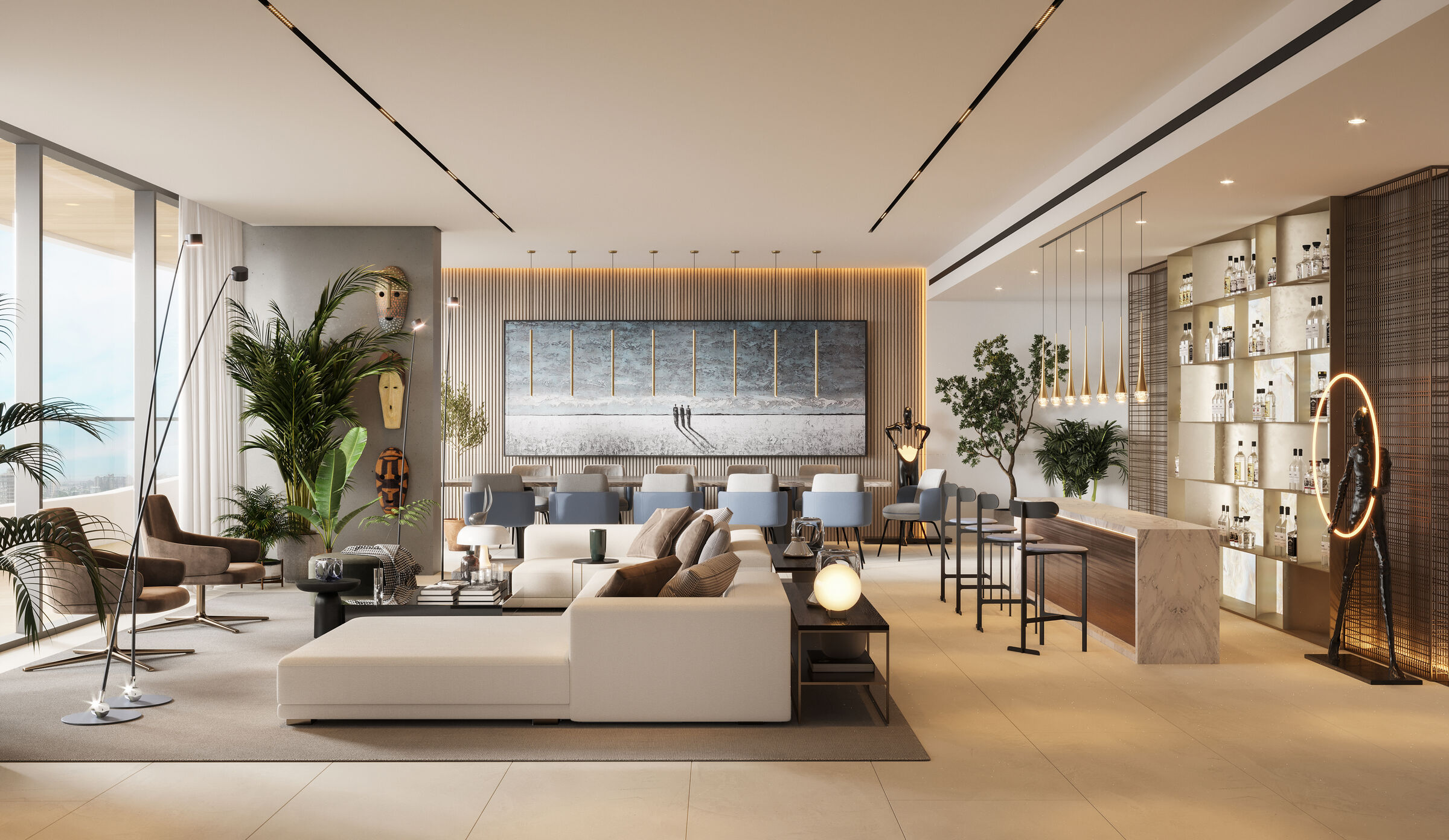 Metropolitan Towers - interiors