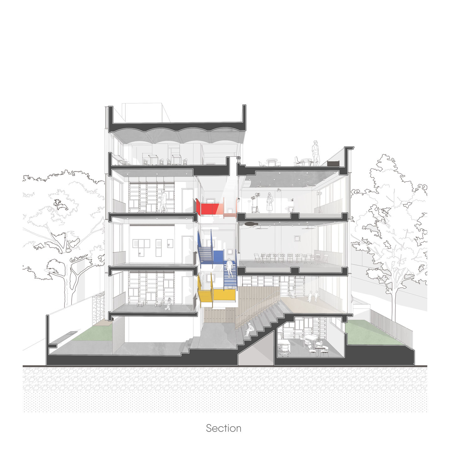Schematic section