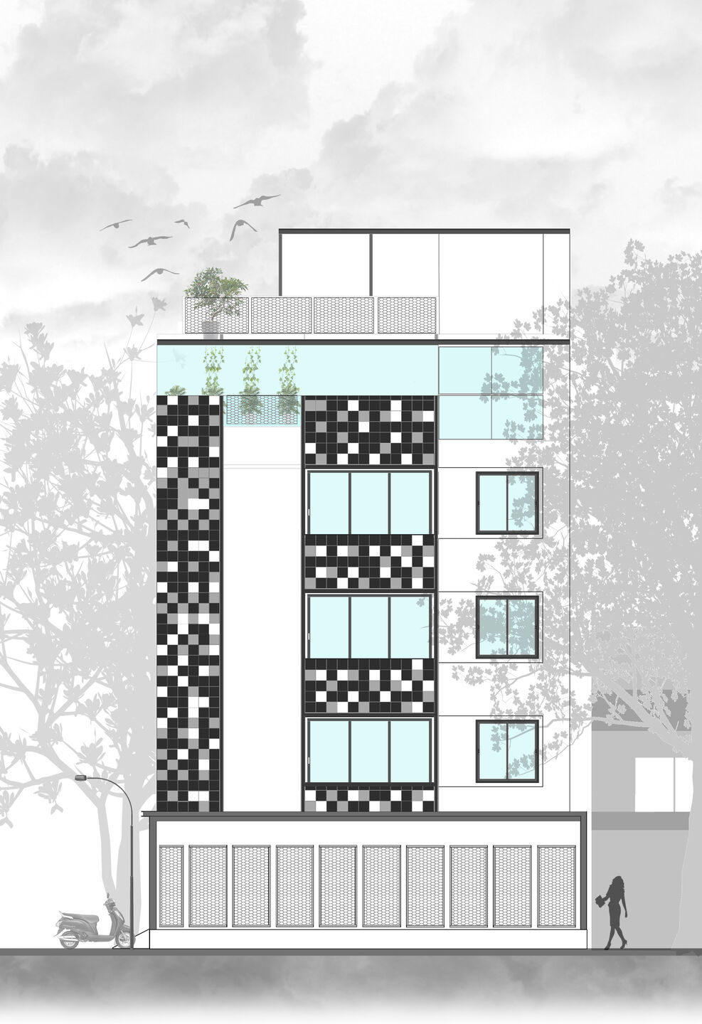 Elevation B