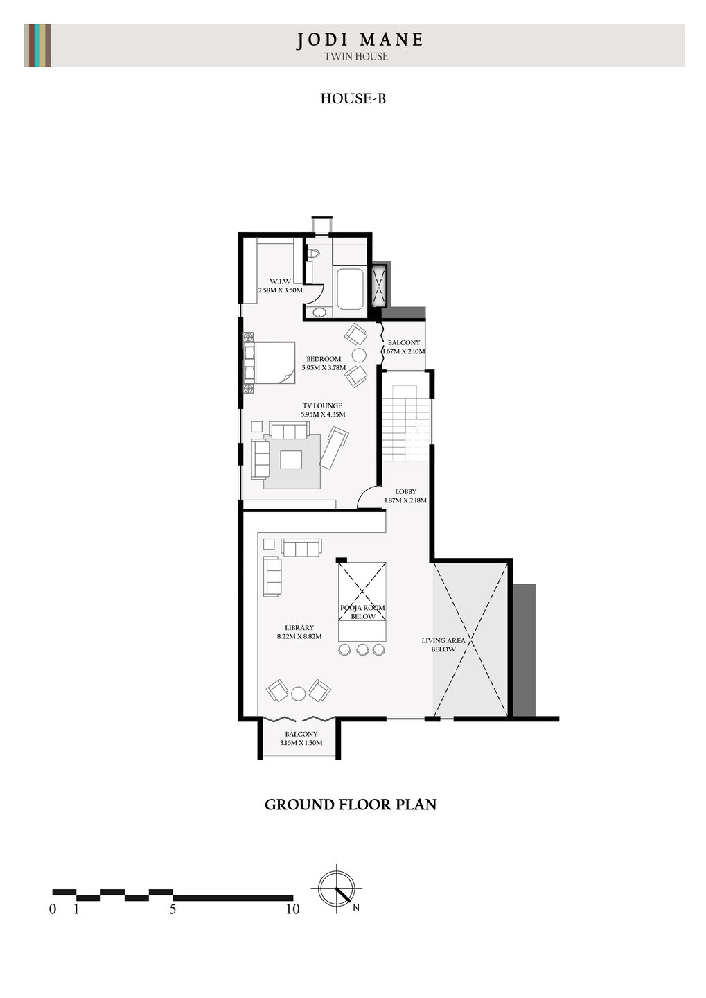 House B Ground Floor Plan