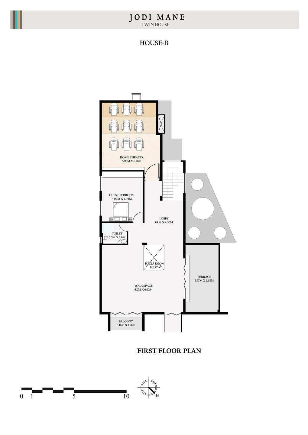 House B First Floor Plan