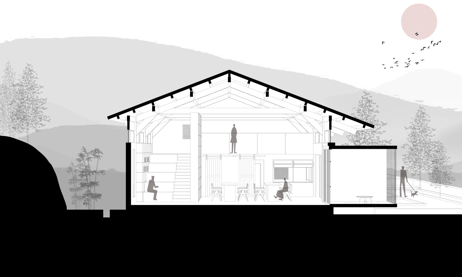 2# floor section perspective
