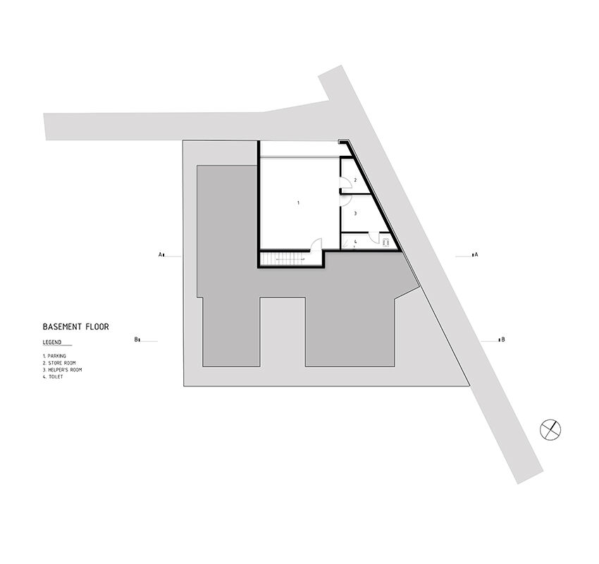 Basement floor plan