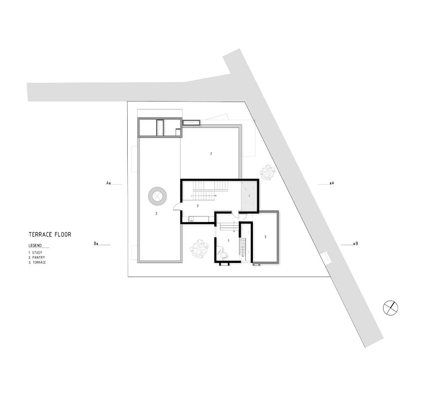 Terrace floor plan