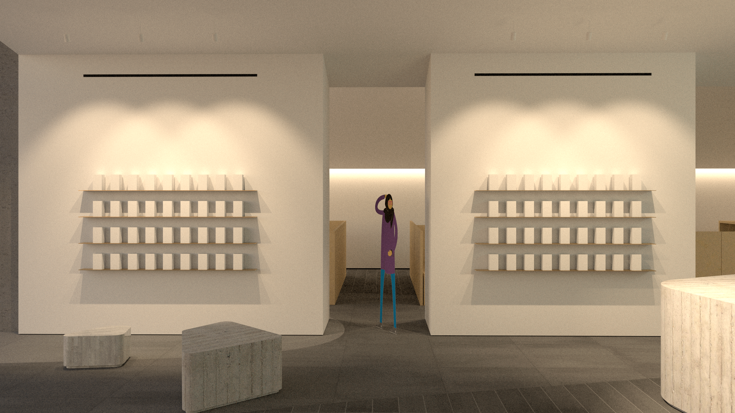 Merch Wall Render