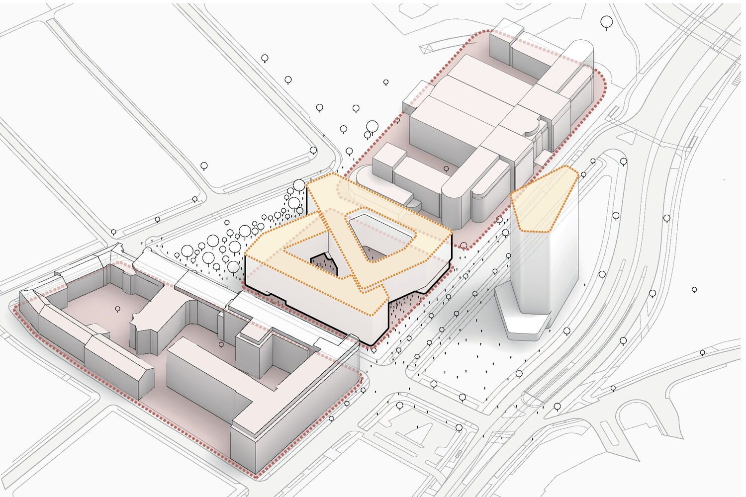 Concept diagram: Reinterpretation of perimeter block development
