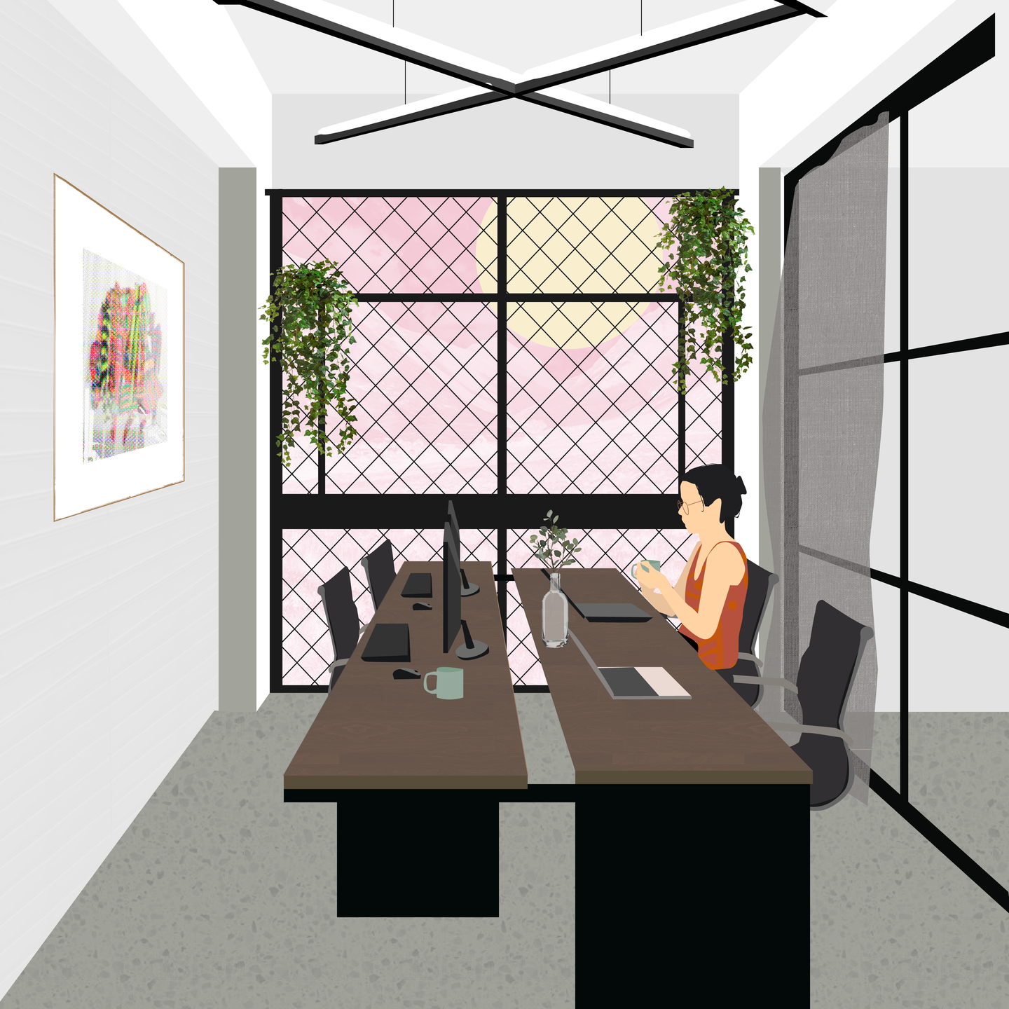 Office illustration