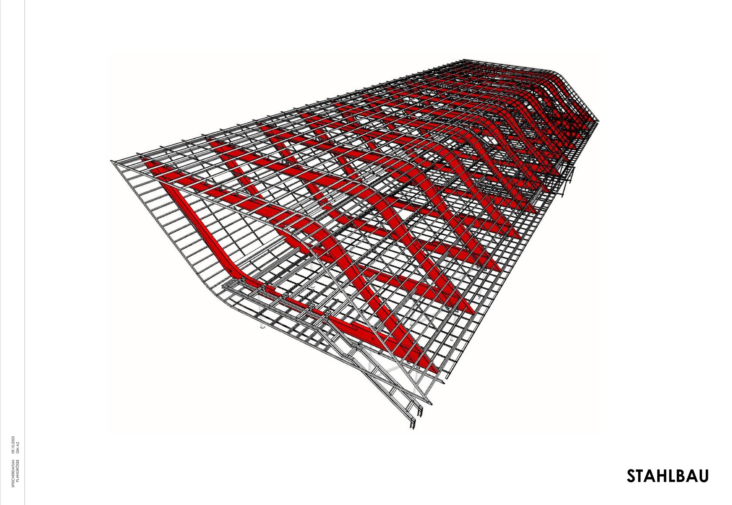 steel construction and facade subconstruction