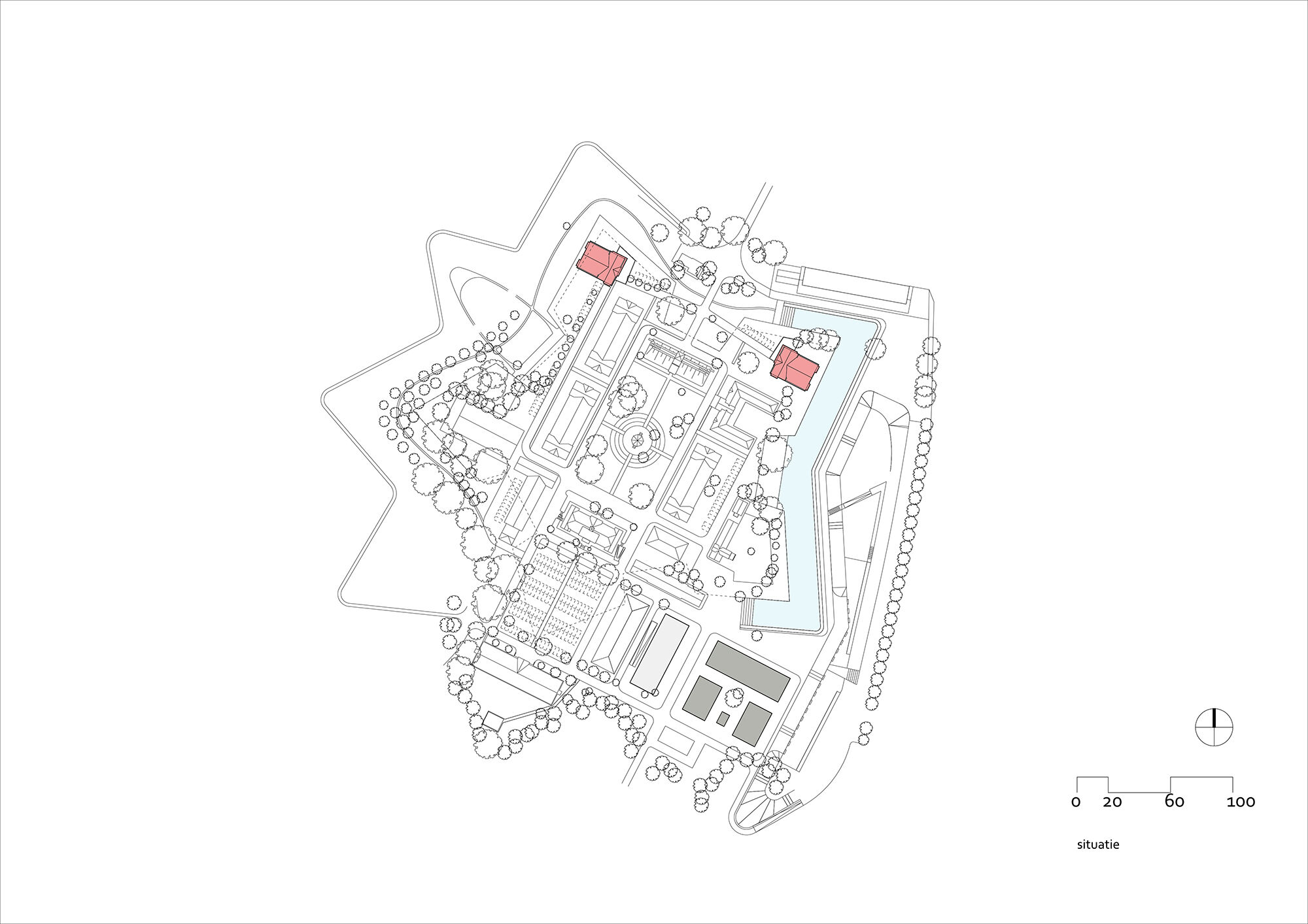 Isabellapoort, 2 apartmentbuildings in red, in grey Hoornwerk: apartments for starters (2024)