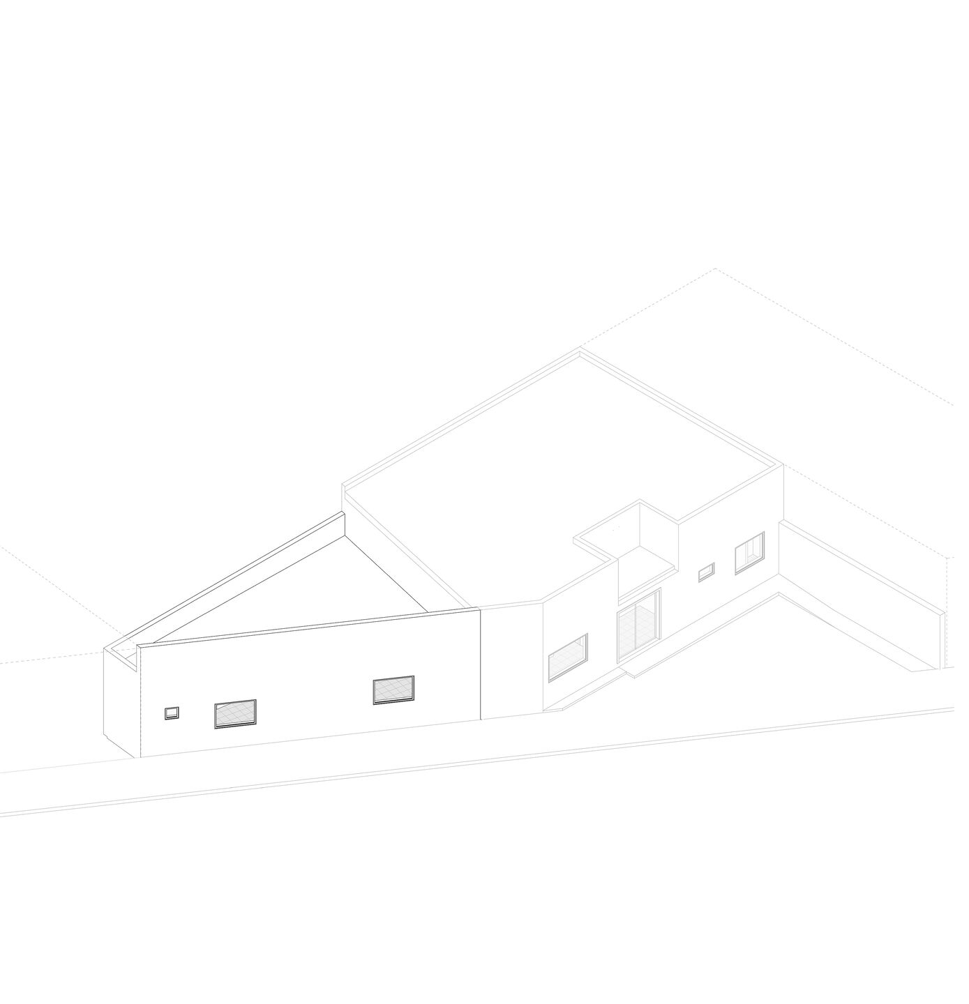 Axonometric - Preexistence
