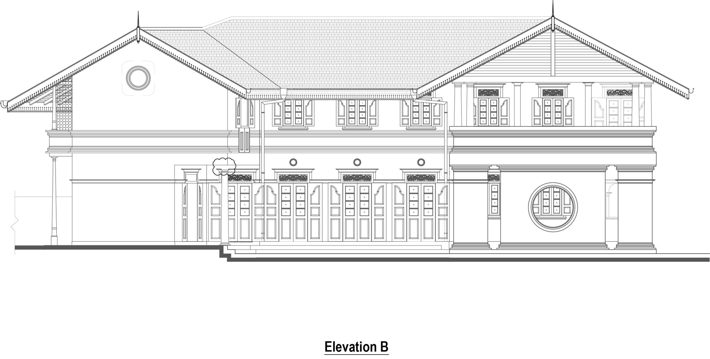 Side Garden Elevation