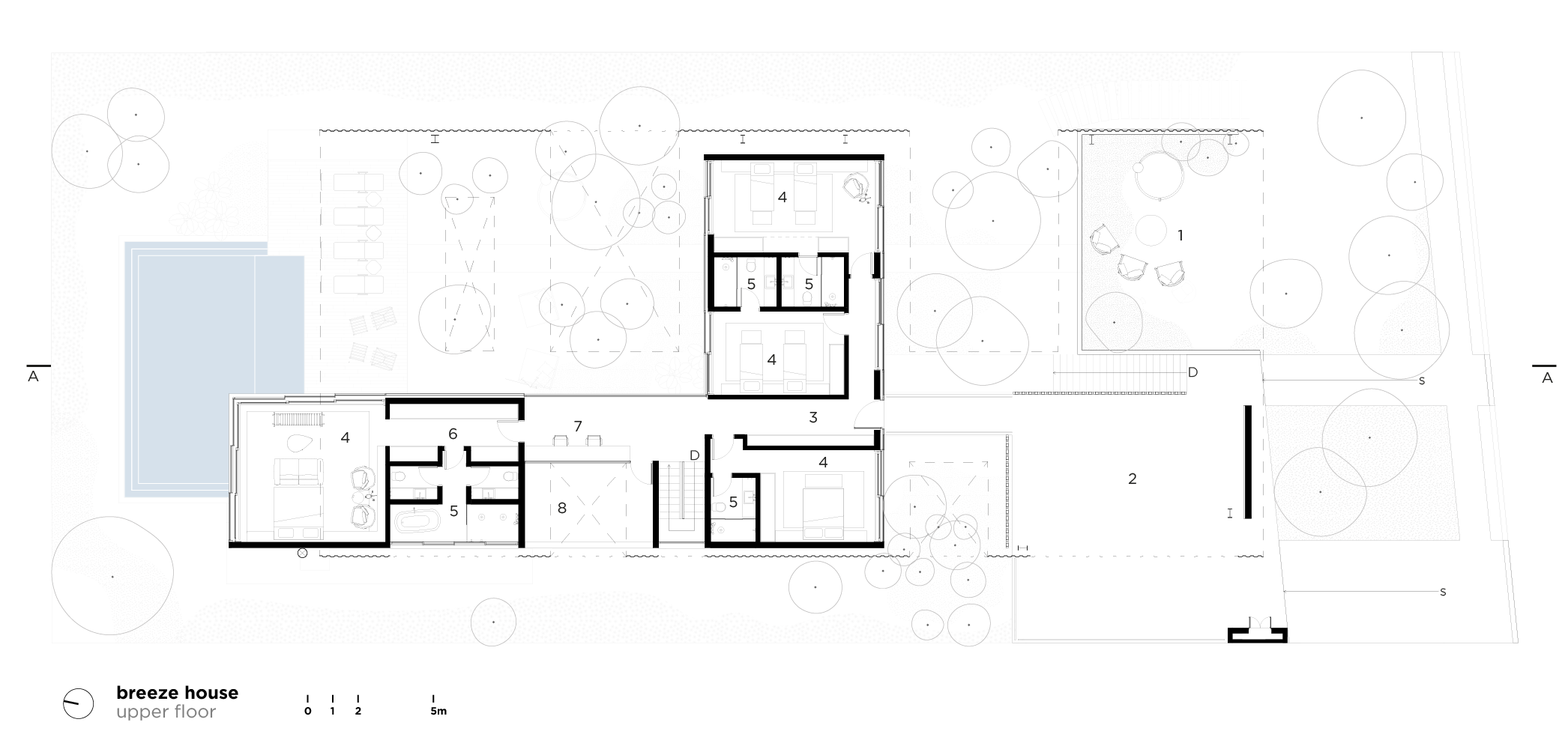 upper floor plan