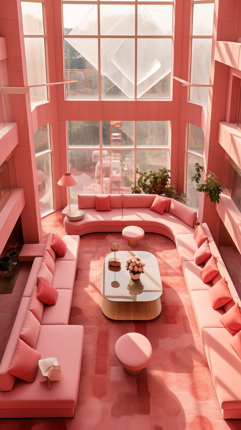 Step into a realm of unparalleled comfort and aesthetic finesse with a mesmerizing collection of living rooms meticulously curated by the visionary Cristina La Porta Studio, in collaboration with the innovative capabilities of artificial intelligence.