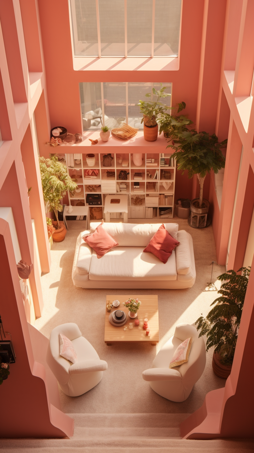 Step into a realm of unparalleled comfort and aesthetic finesse with a mesmerizing collection of living rooms meticulously curated by the visionary Cristina La Porta Studio, in collaboration with the innovative capabilities of artificial intelligence.