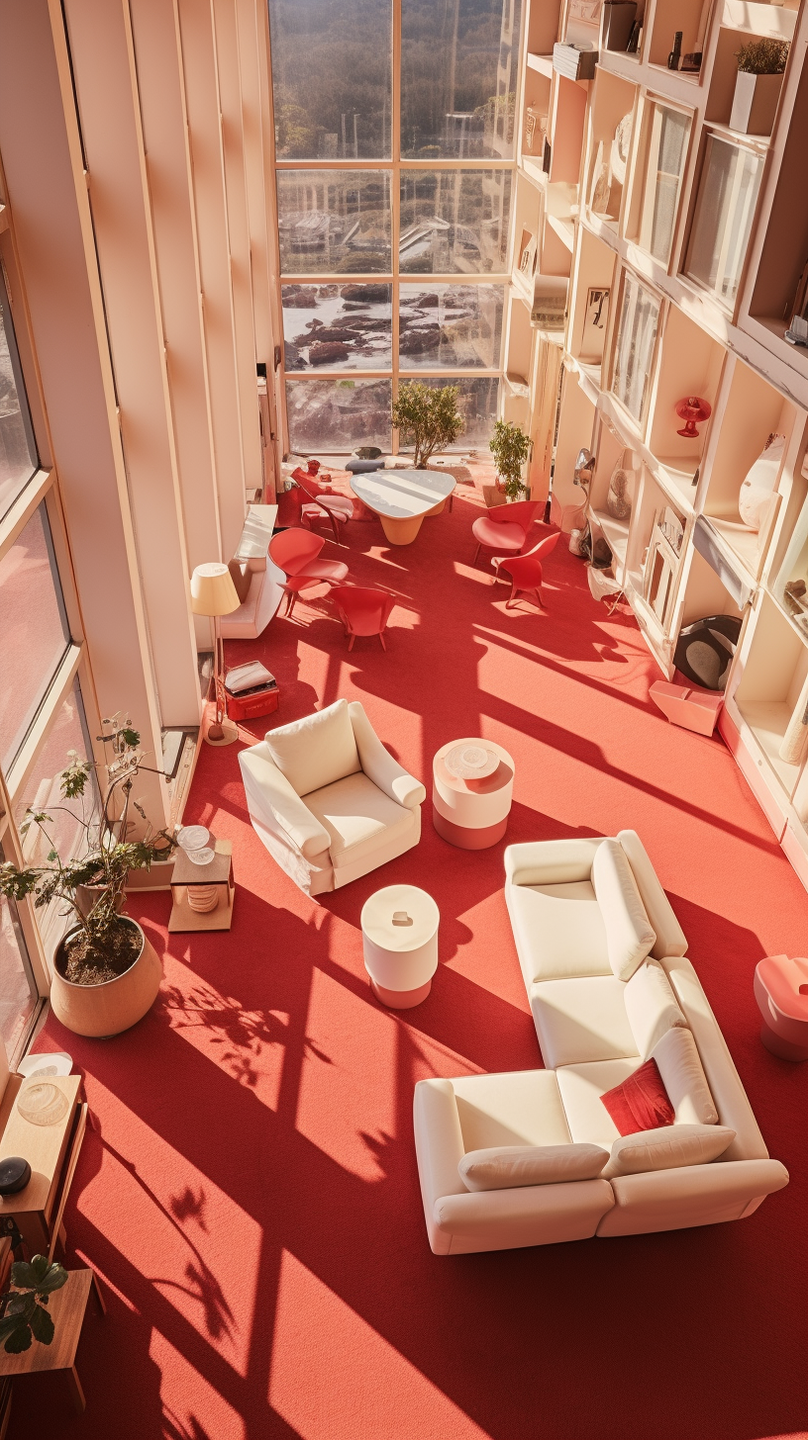 Step into a realm of unparalleled comfort and aesthetic finesse with a mesmerizing collection of living rooms meticulously curated by the visionary Cristina La Porta Studio, in collaboration with the innovative capabilities of artificial intelligence.