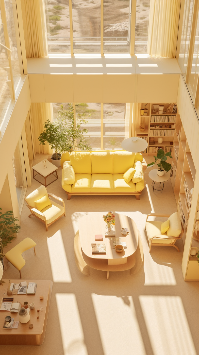 Step into a realm of unparalleled comfort and aesthetic finesse with a mesmerizing collection of living rooms meticulously curated by the visionary Cristina La Porta Studio, in collaboration with the innovative capabilities of artificial intelligence.
